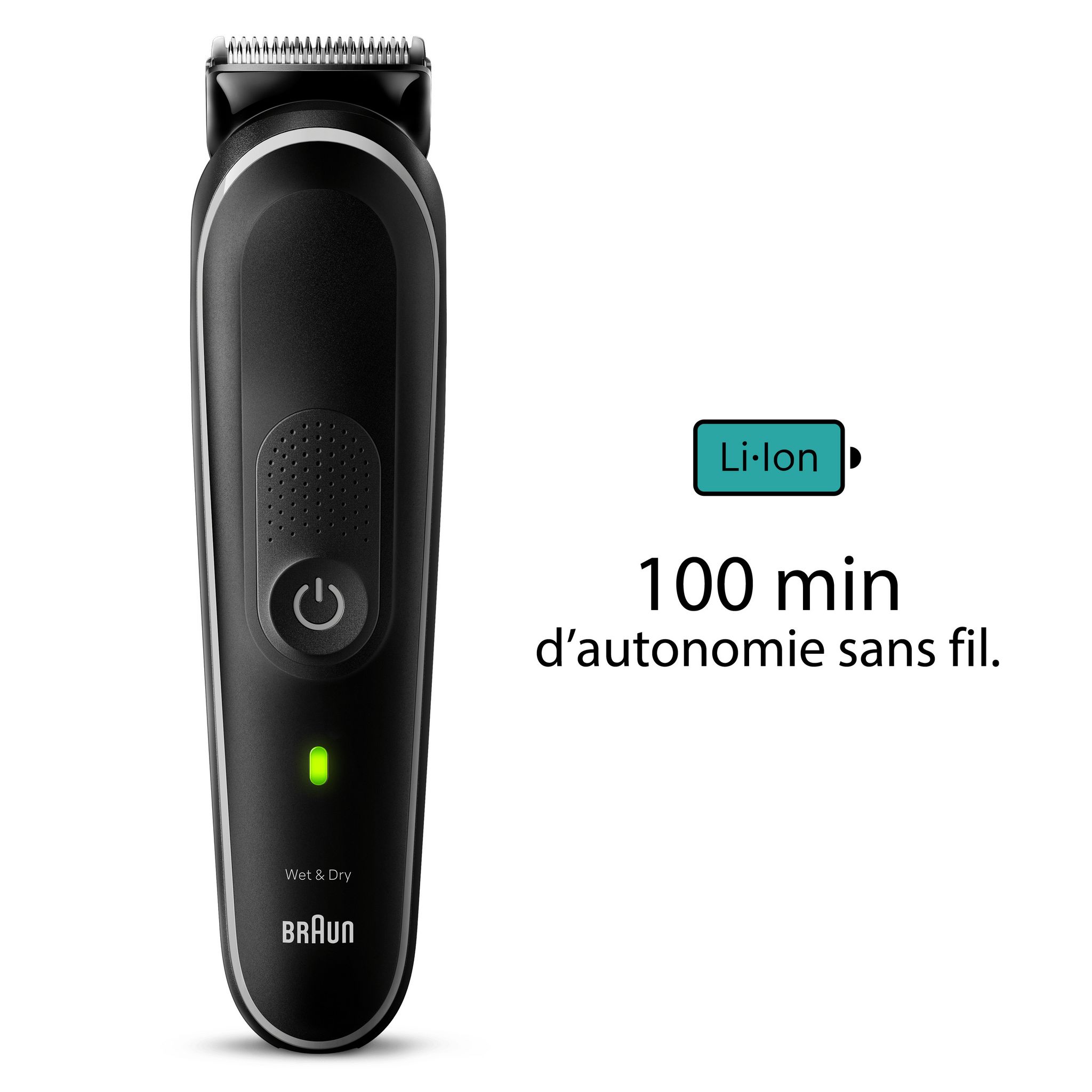 Voir la diapositive 6 : BRAUN Tondeuse 9 en 1 MGK5410 - Noir