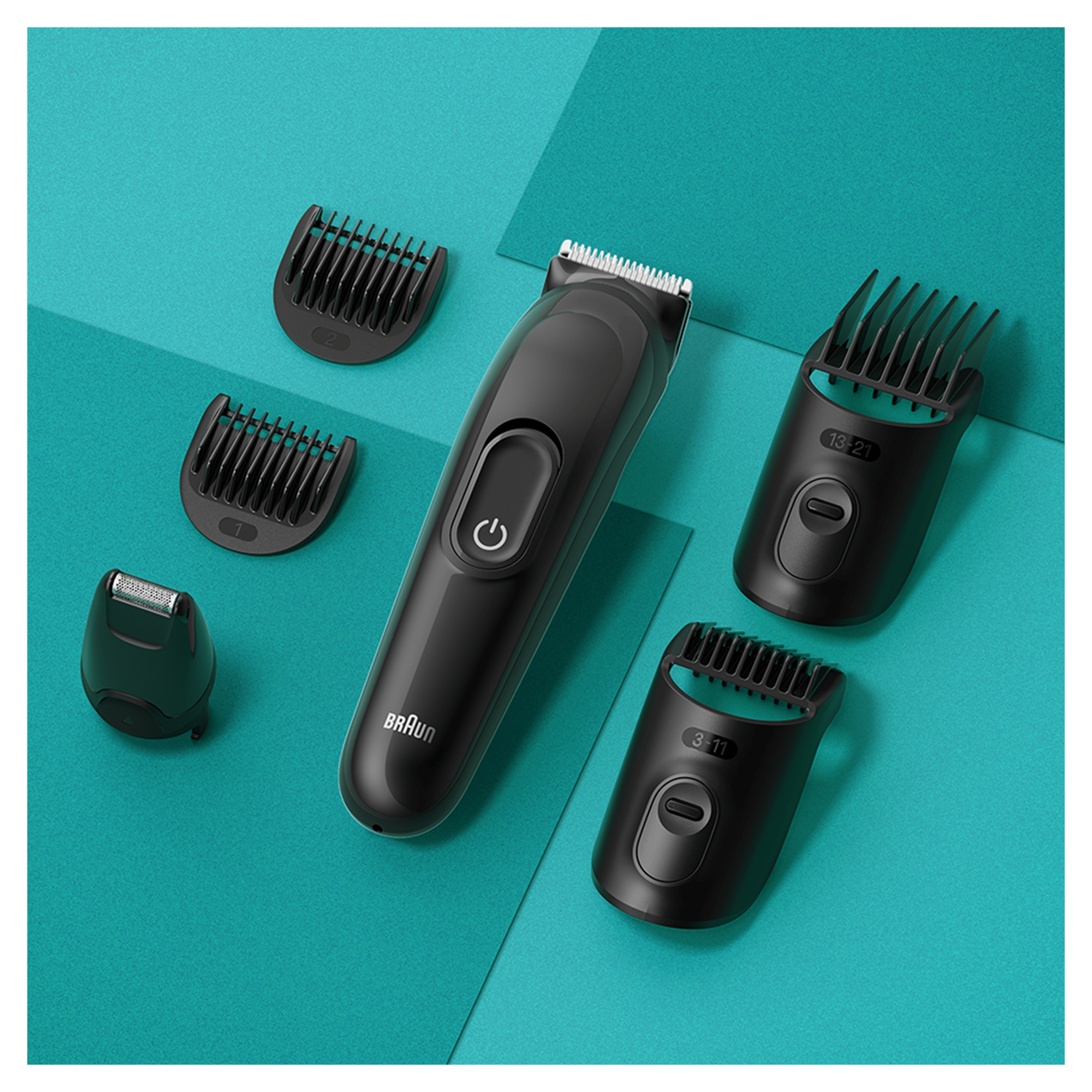 Voir la diapositive 5 : BRAUN Tondeuse 6 en 1 MGK3410 - Noir
