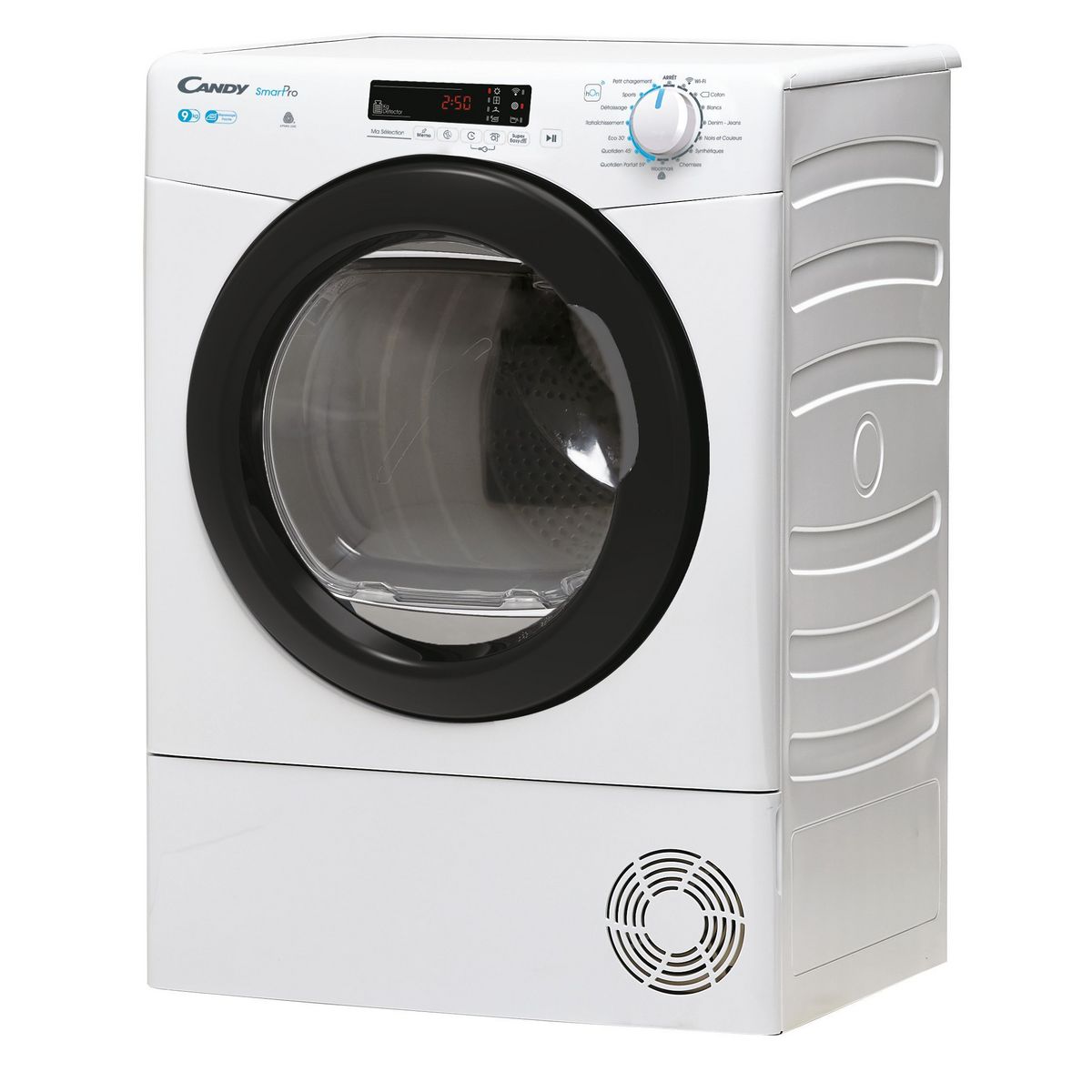 CANDY Sèche linge hublot à condensation CSOEC9DBG-47, 9 kg, B