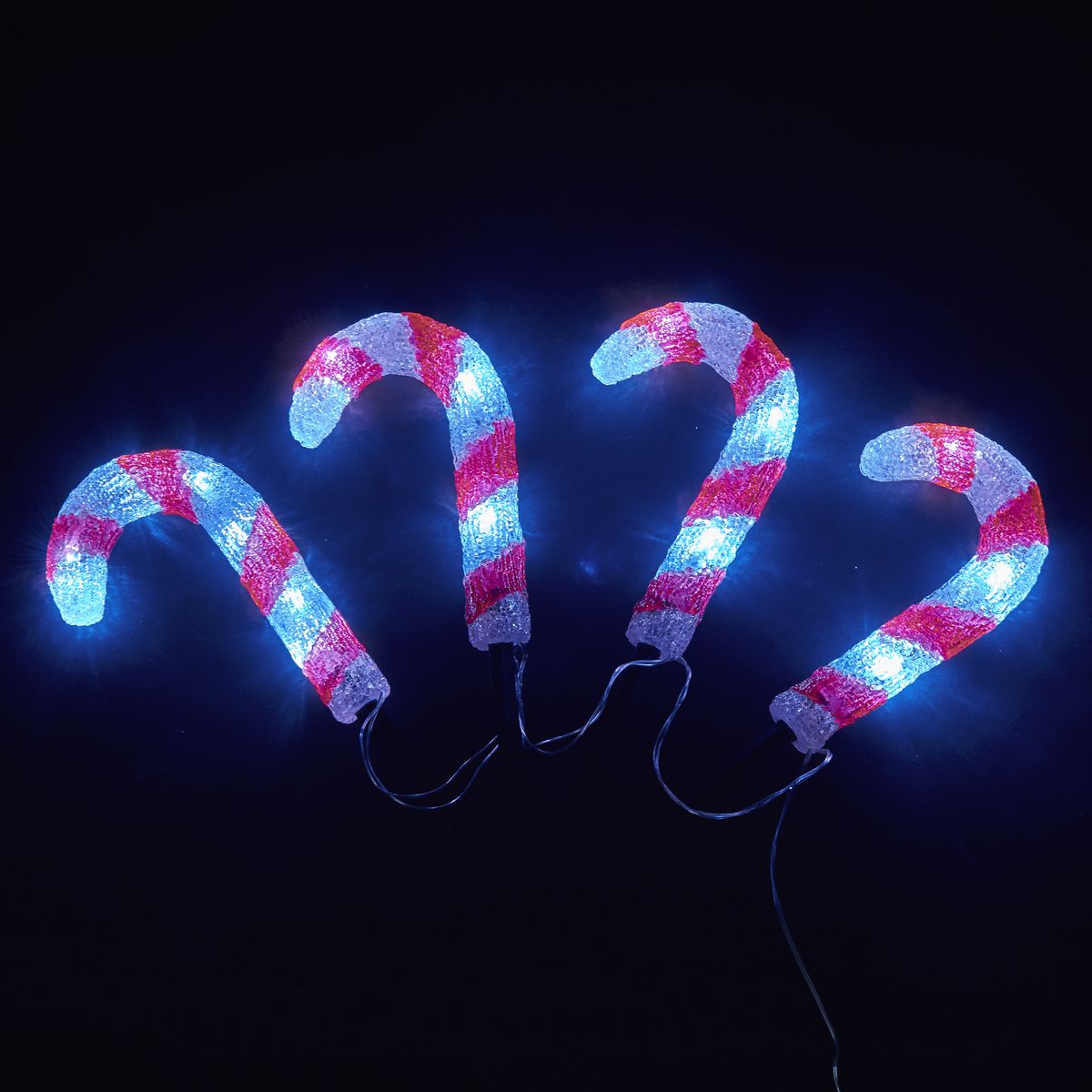 ACTUEL Candy Cane/Sucre d'orge Pliable Motif - 1,2 m