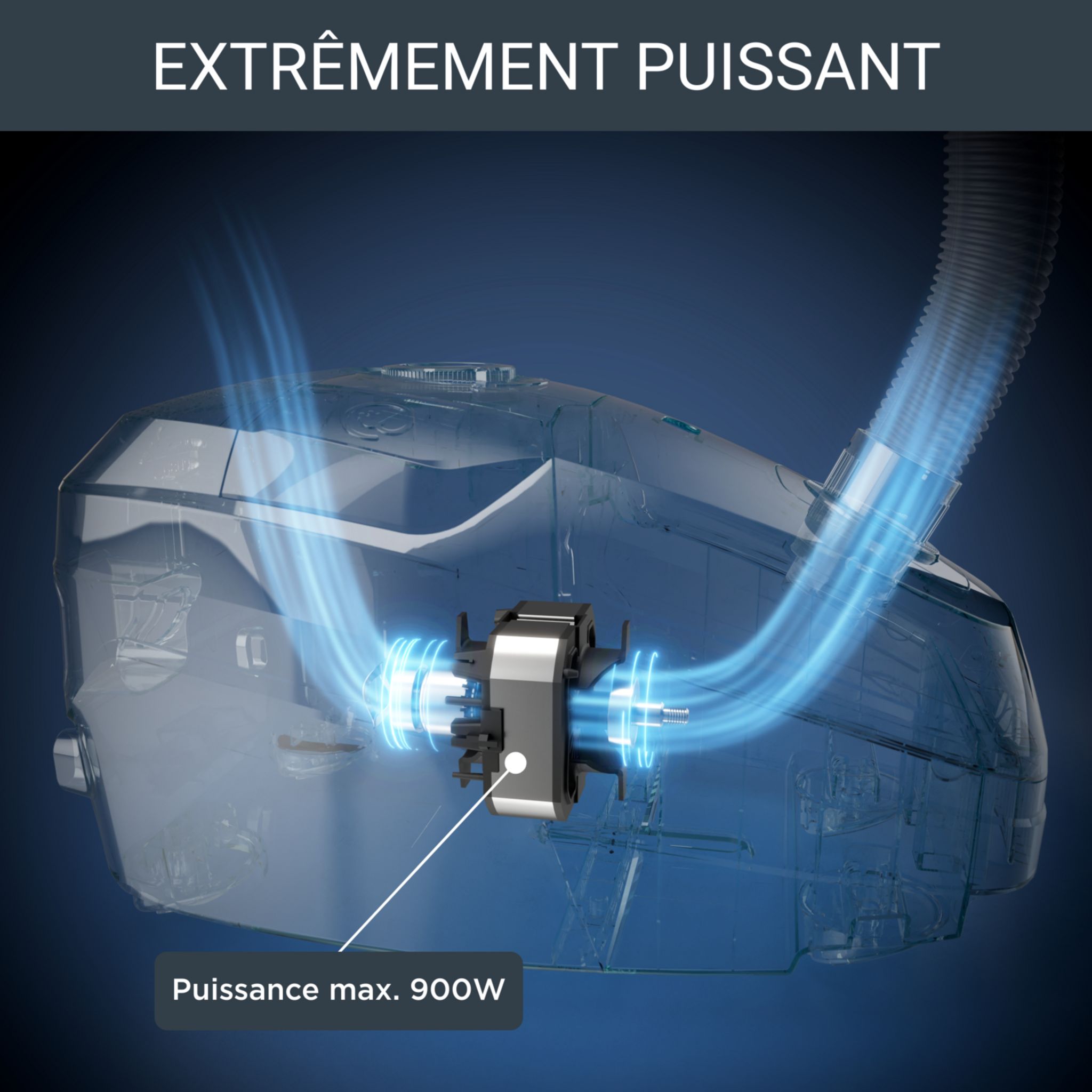 Voir la diapositive 3 : ROWENTA Aspirateur traîneau avec sac RO6164EA - Gris