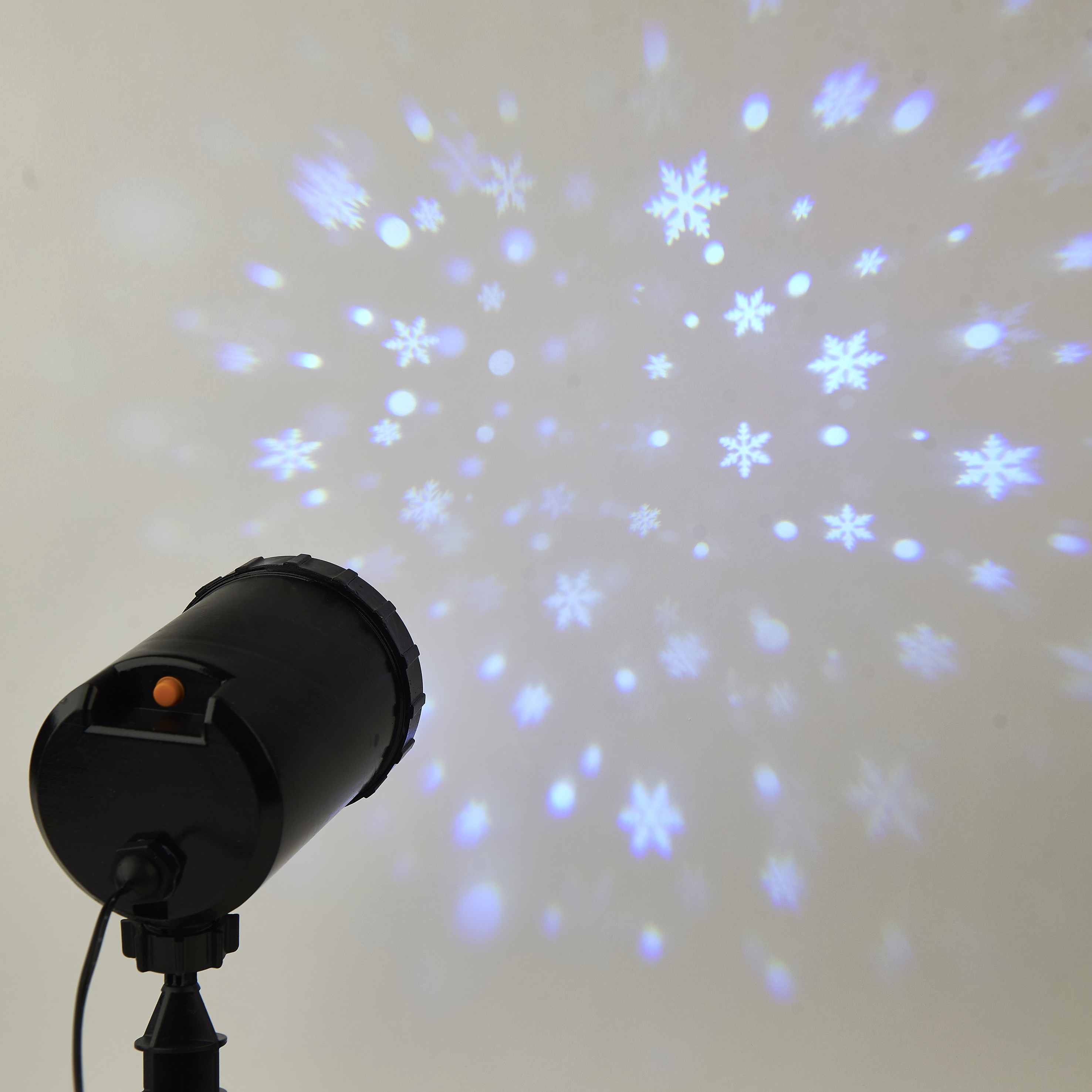 Voir la diapositive 3 : ACTUEL Projecteur extérieur LED - motifs Neige / 4 Vitesses avec minuterie
