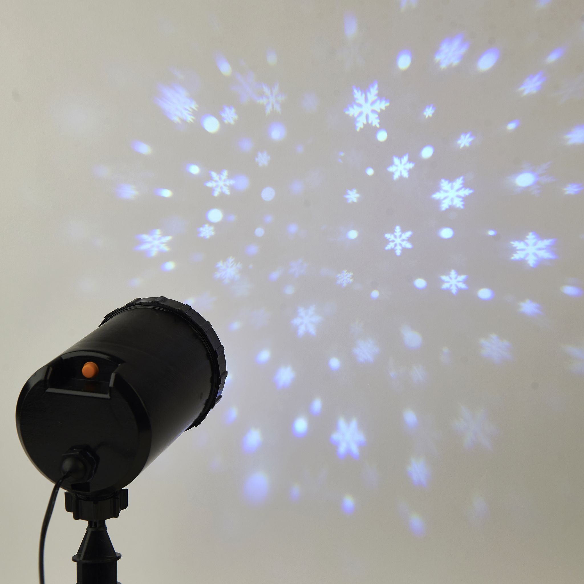 Voir la diapositive 3 : ACTUEL Projecteur LED motif Neige Blanc Froid