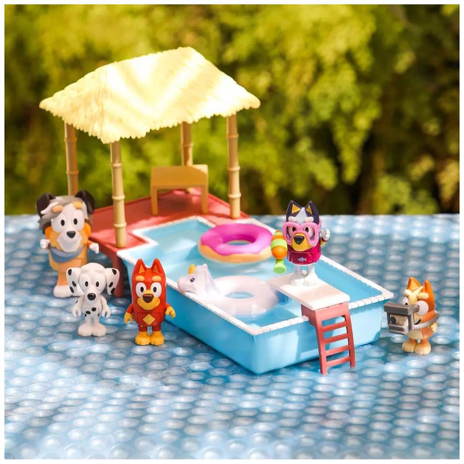 Voir la diapositive 4 : MOOSE Coffret La piscine de Bluey et accessoires