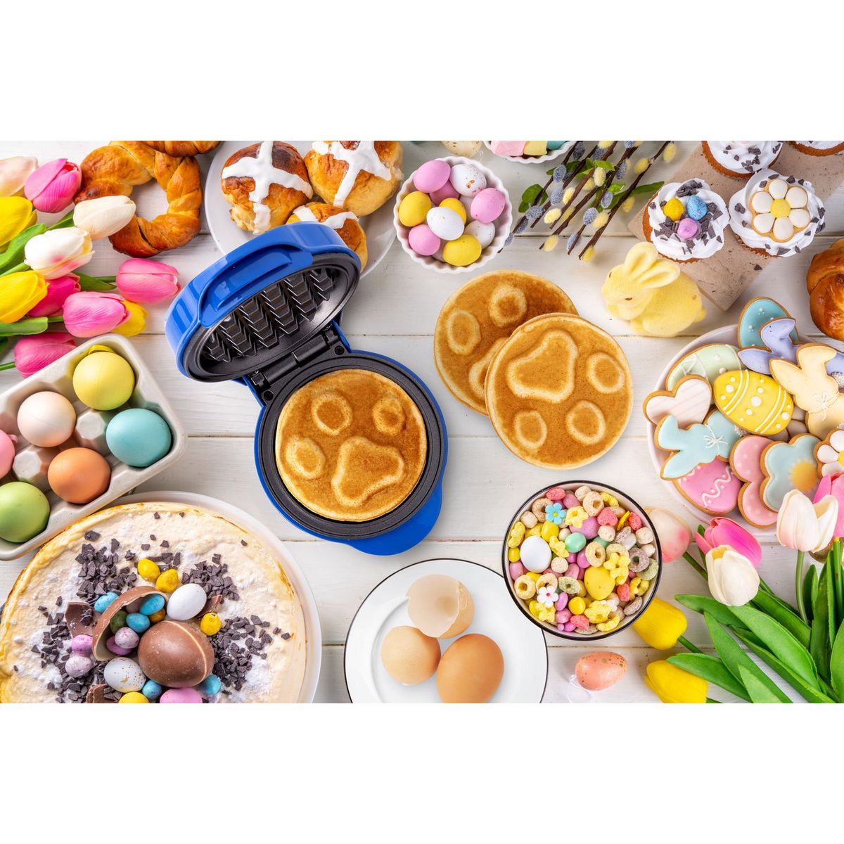 BESTRON Gaufrier Pat Patrouille APP500B - Bleu