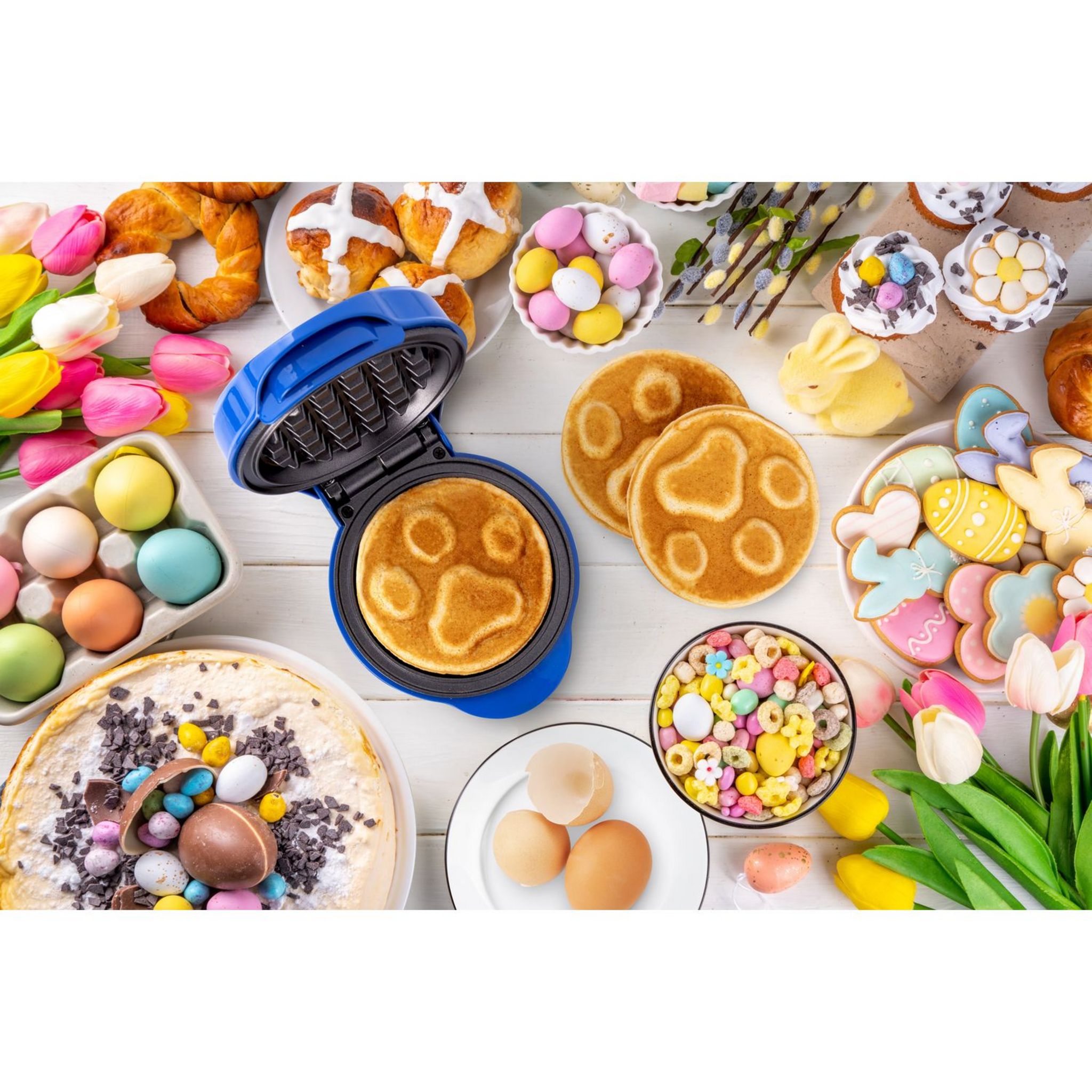 Voir la diapositive 7 : BESTRON Gaufrier Pat Patrouille APP500B - Bleu