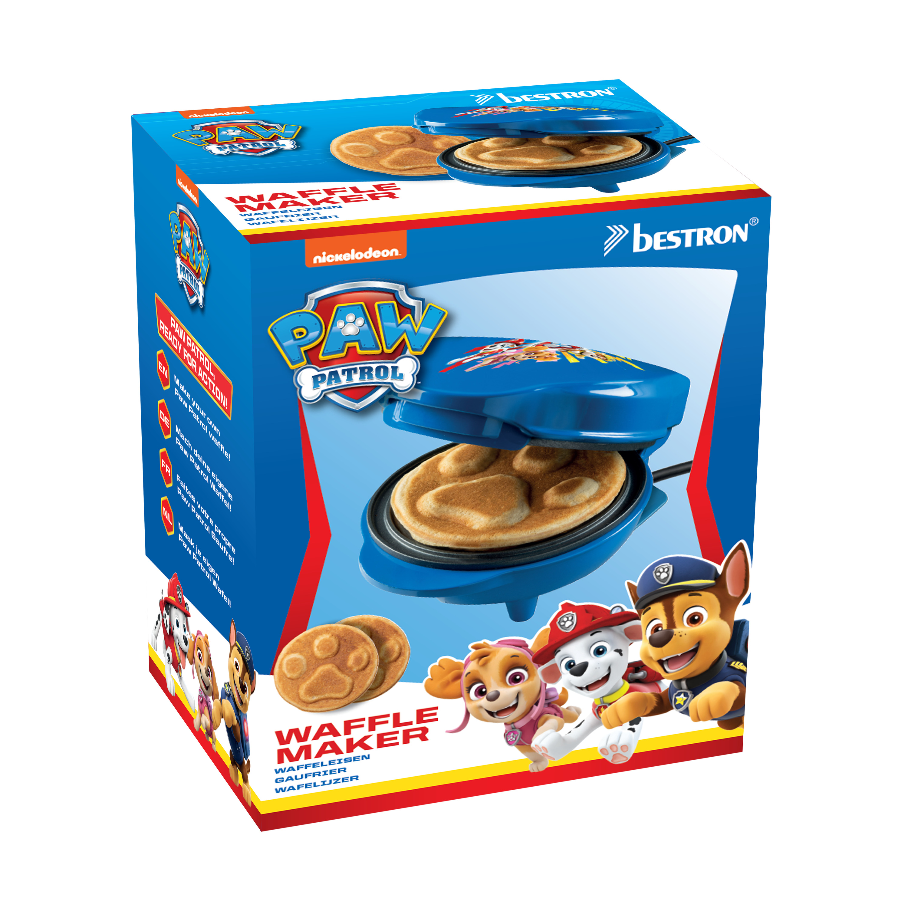 Voir la diapositive 8 : BESTRON Gaufrier Pat Patrouille APP500B - Bleu