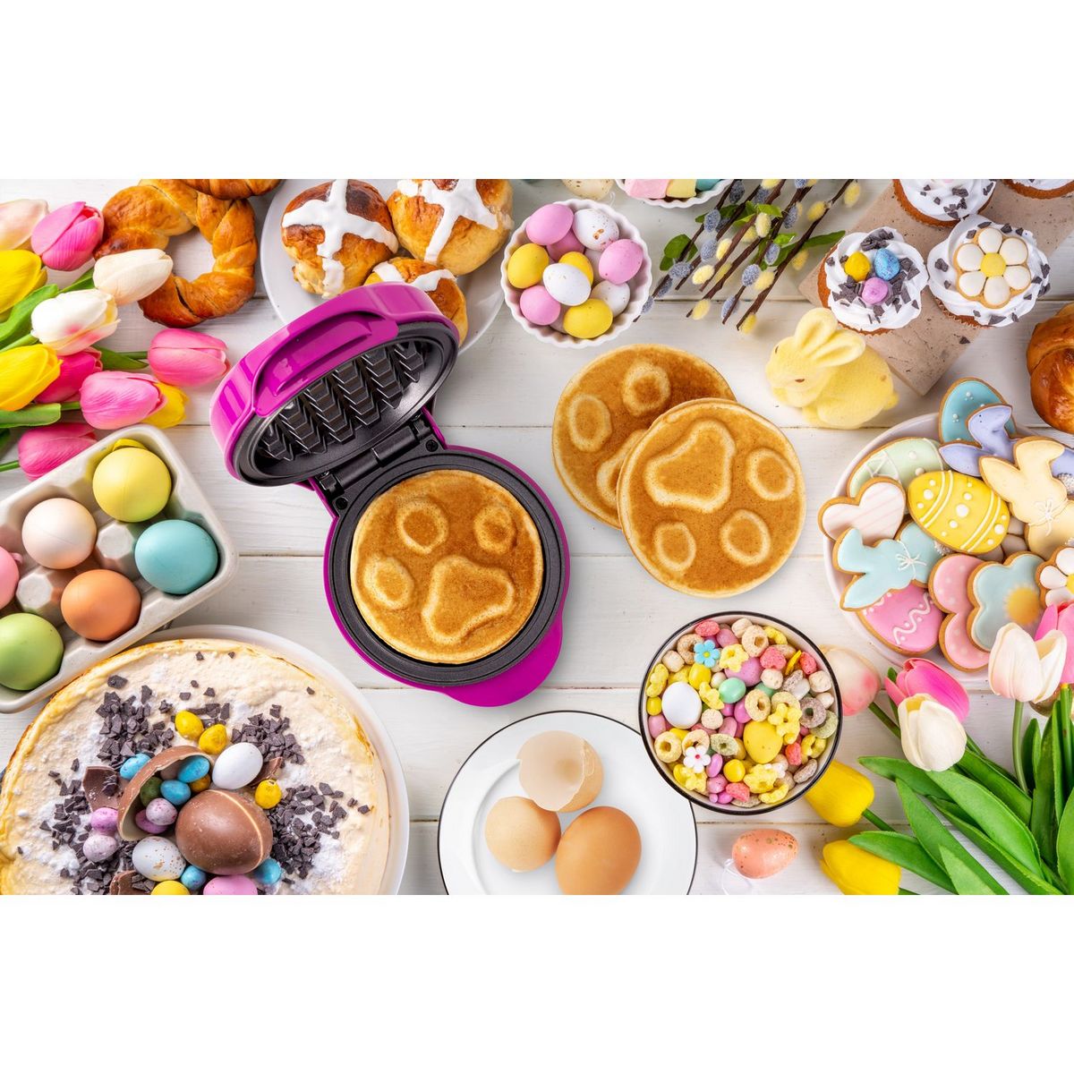 BESTRON Gaufrier Pat Patrouille APP500B - Rose