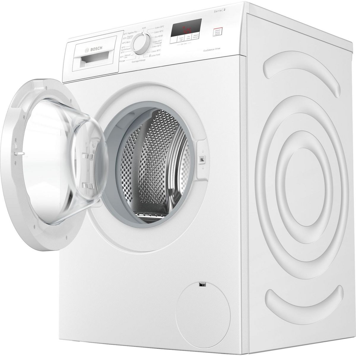 BOSCH Lave linge hublot à induction WAJ24037FR, 7 kg, 1200 T/min, B