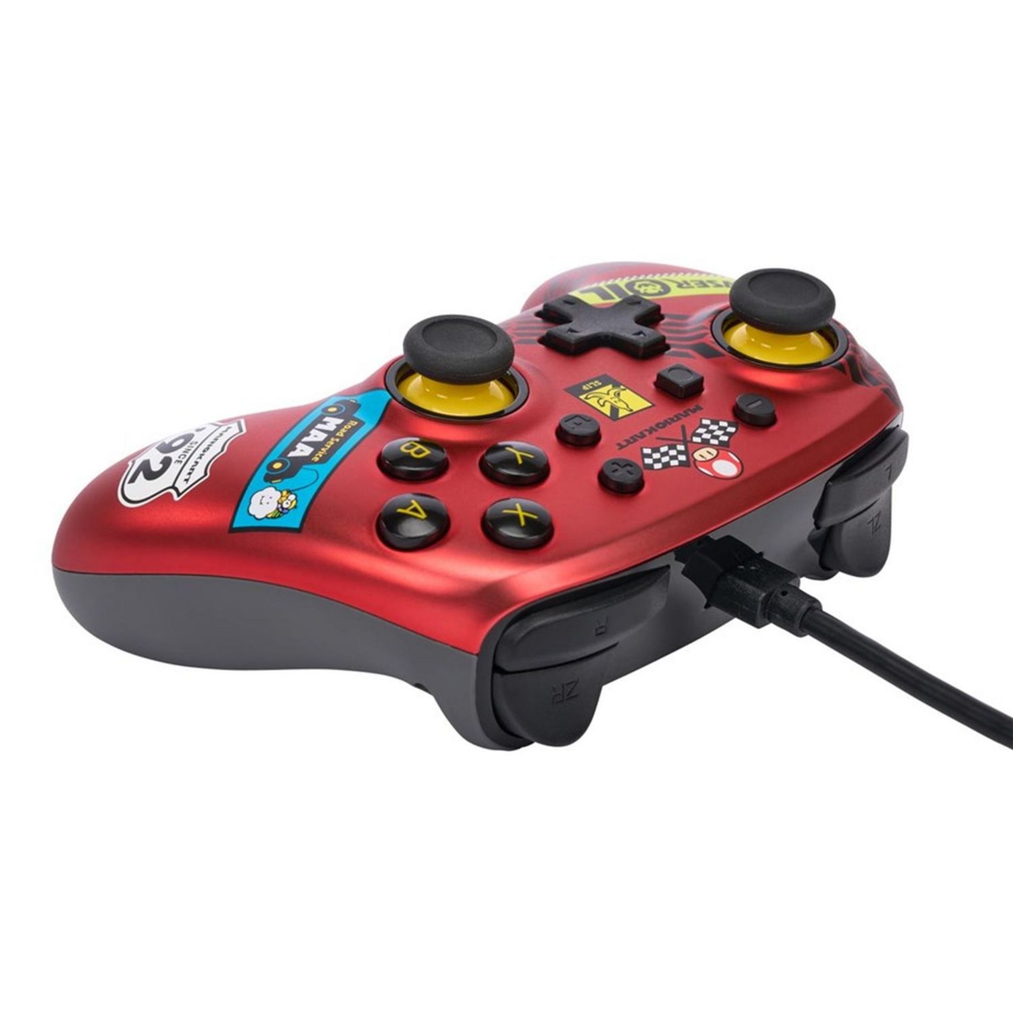 Voir la diapositive 3 : Manette Filaire Mario Kart Rouge Nintendo Switch