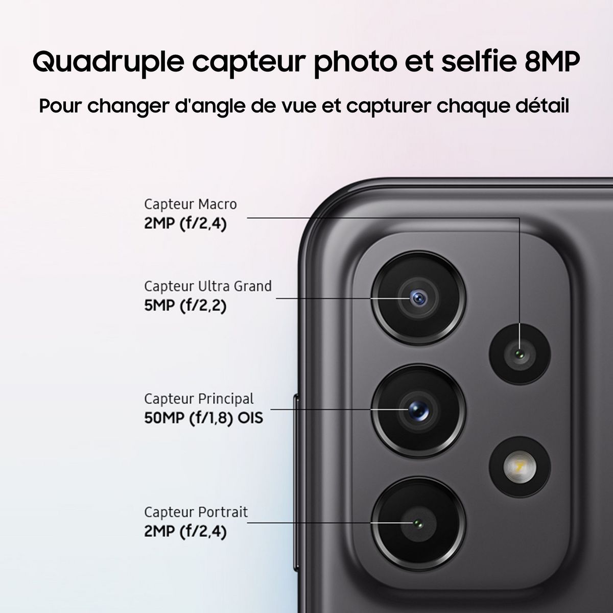 SAMSUNG Galaxy A23 5G 128Go - Noir