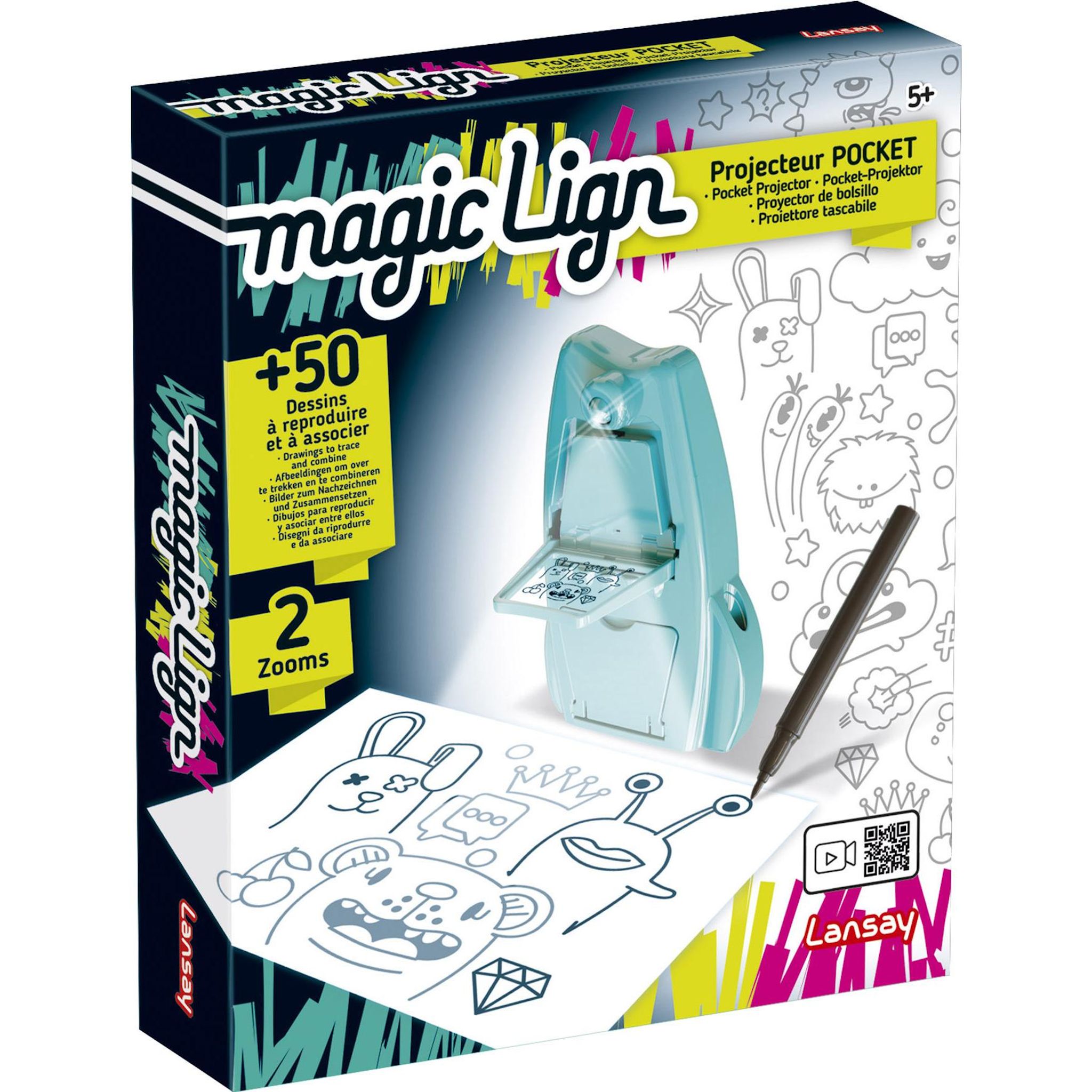 Voir la diapositive 2 : LANSAY Magic Lign projecteur pocket