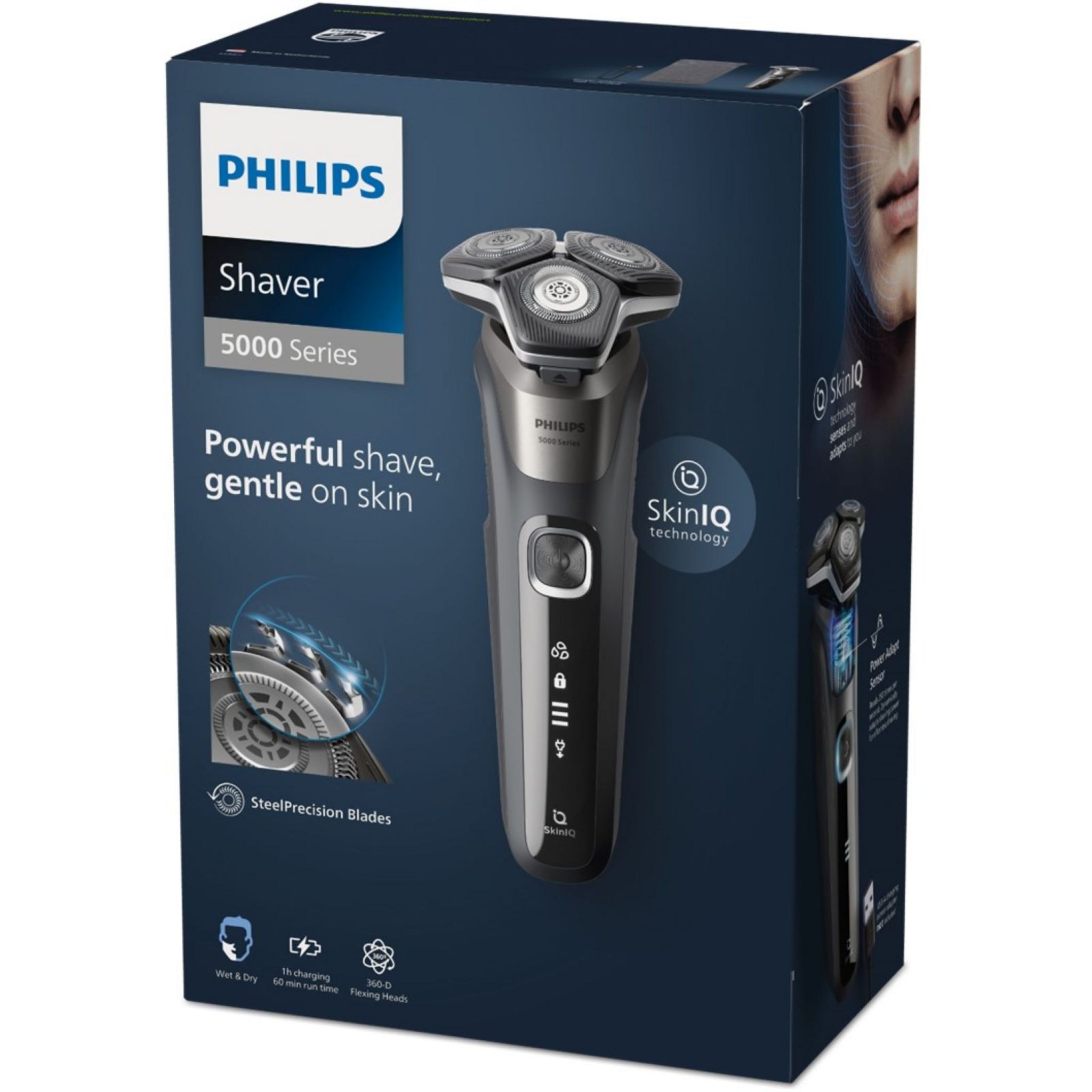 Voir la diapositive 2 : PHILIPS Rasoir électrique S5887/10 - Gris carbone