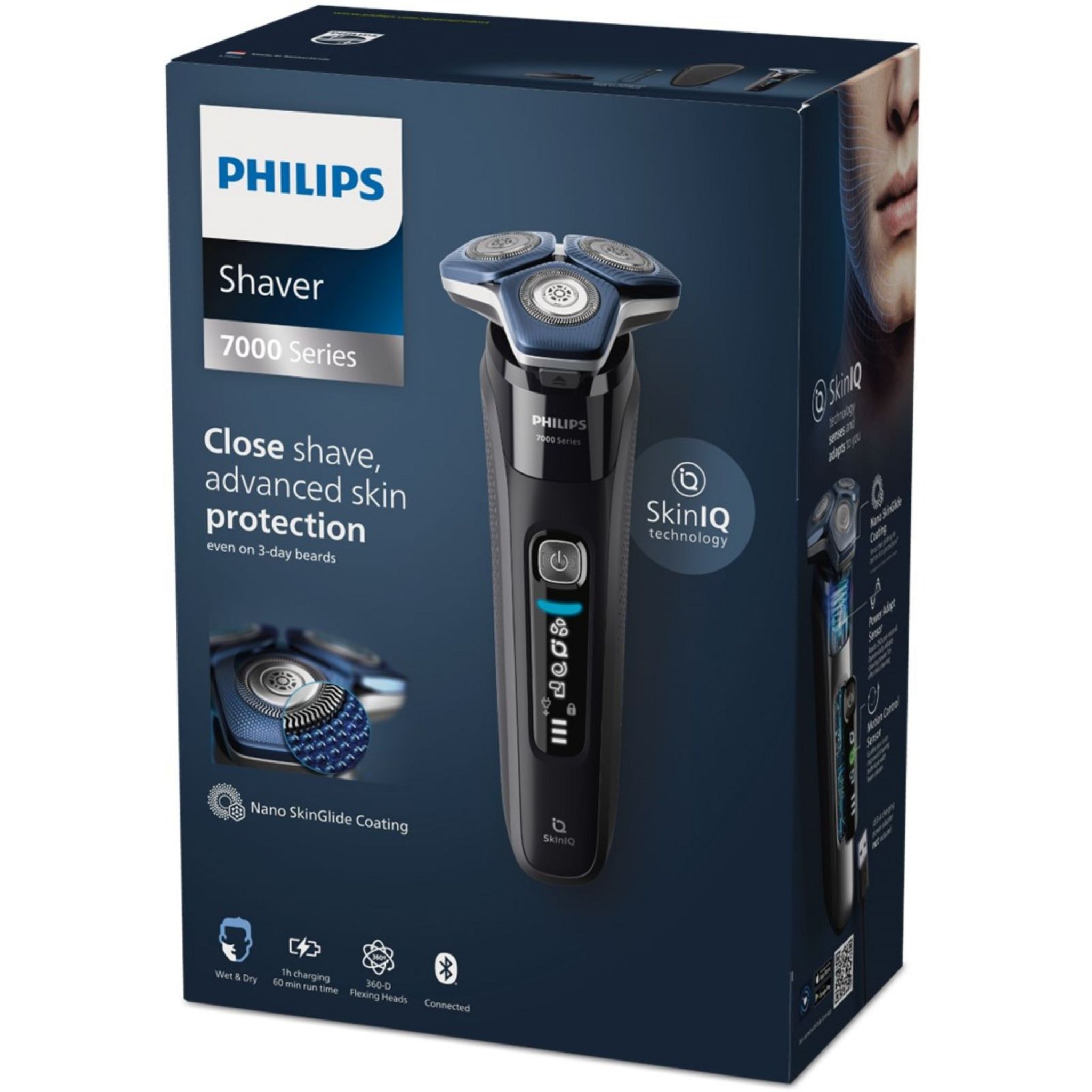 Voir la diapositive 3 : PHILIPS Rasoir électrique S7886/35 - Noir