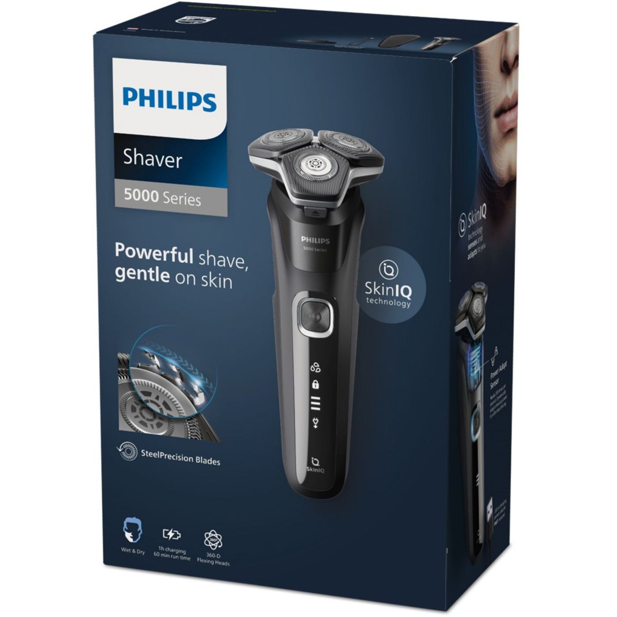 Voir la diapositive 2 : PHILIPS Rasoir électrique S5898/35 - Noir