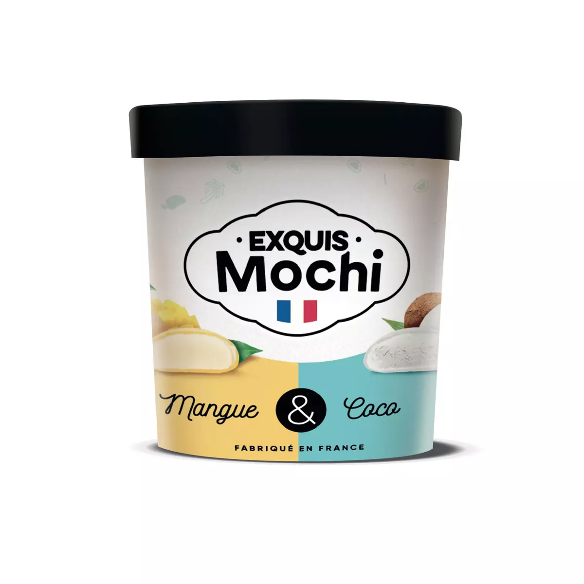 EXQUIS MOCHI Mochis glacés mangue et coco 6 pièces 180g