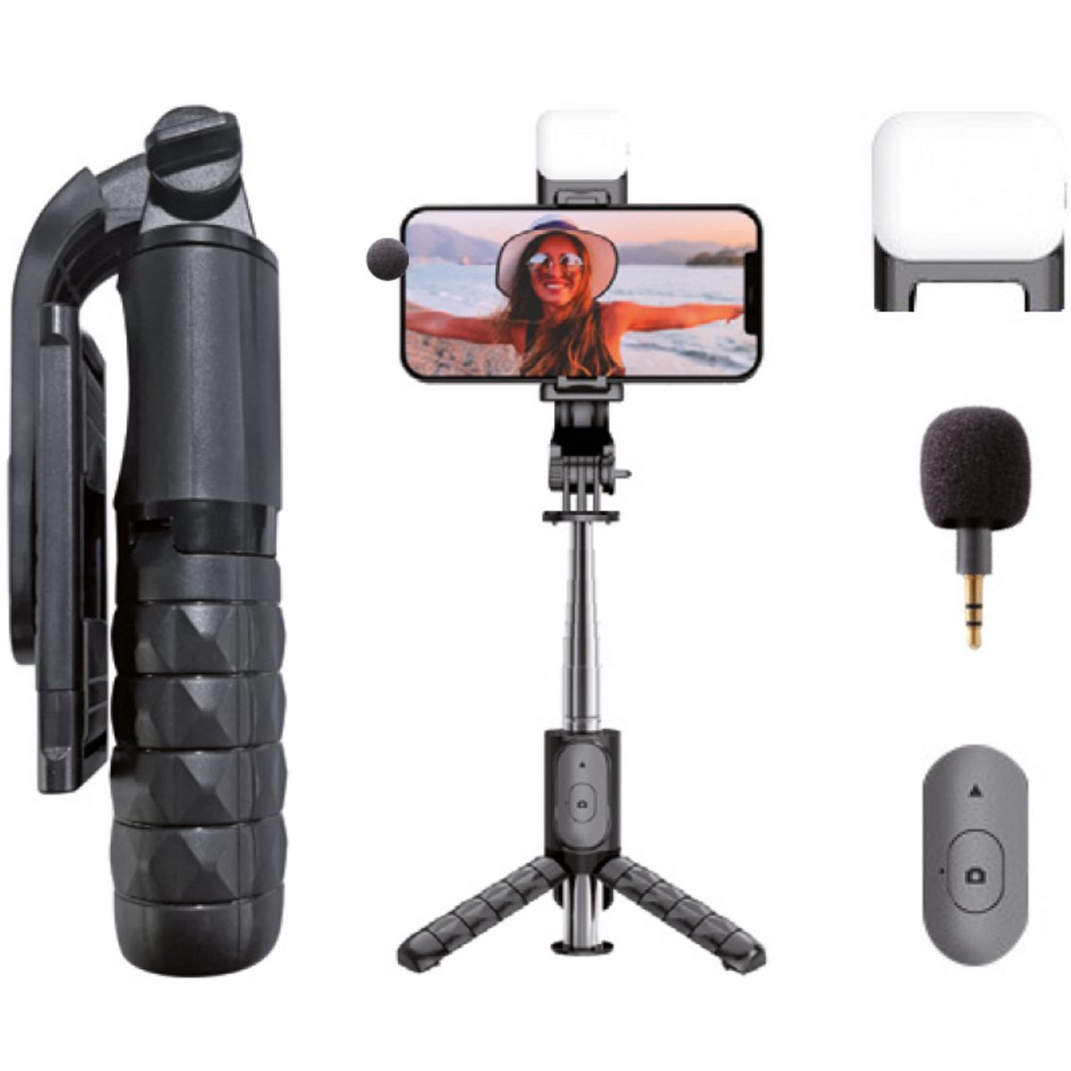 BIGBEN Clipeyz Mini Vlogger Pack - Noir