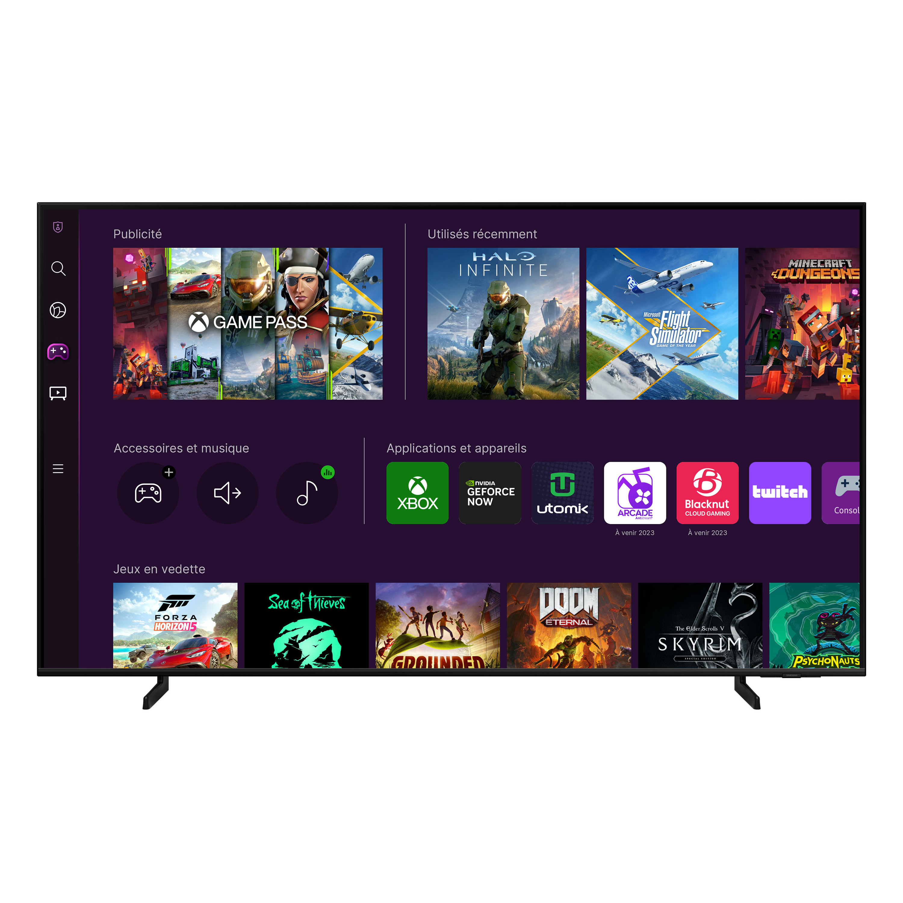 Voir la diapositive 2 : SAMSUNG TQ65Q60CAUXXC TV QLED 4K Ultra HD 163 cm Smart TV