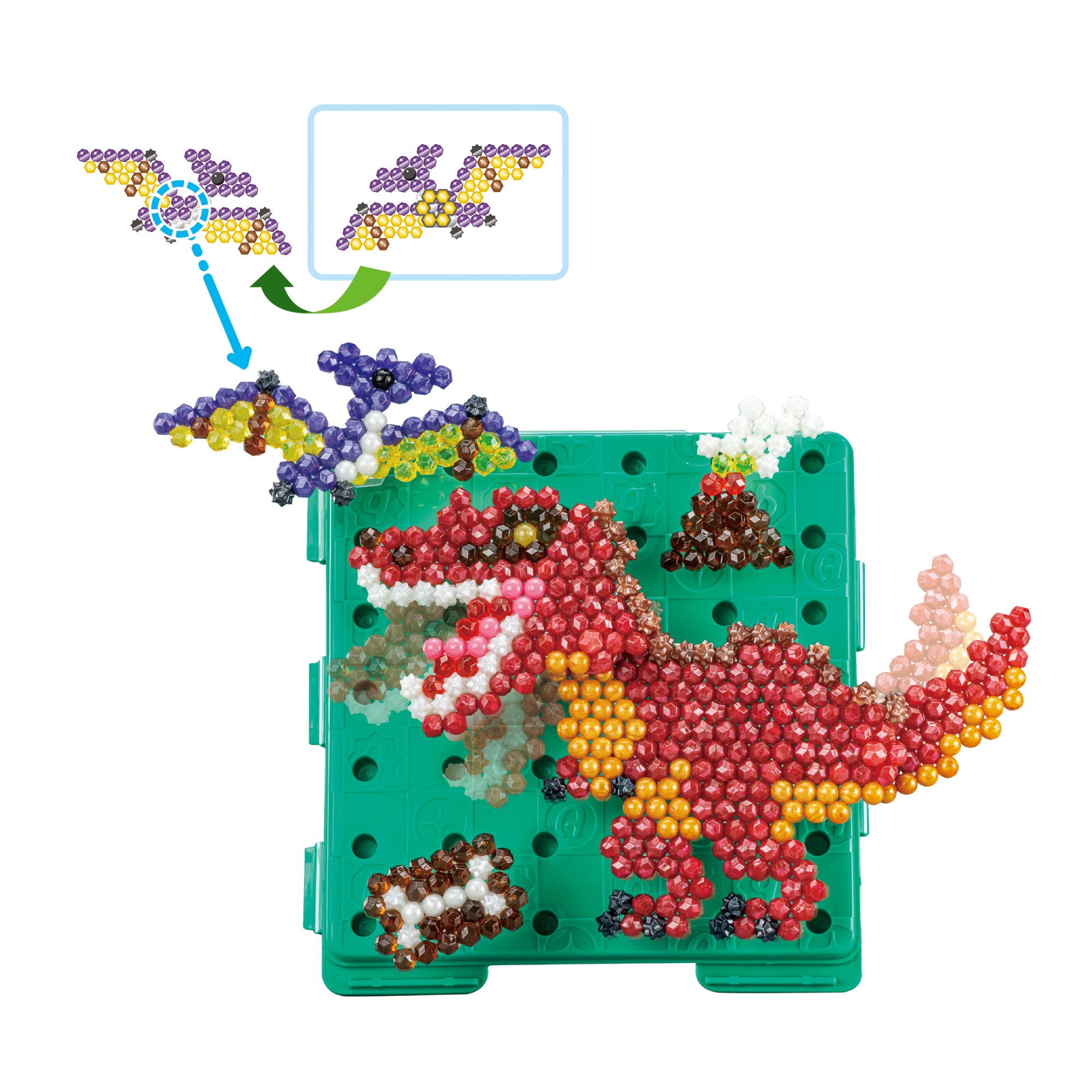 Voir la diapositive 2 : EPOCH Coffret Aquabeads -  La terre des dinosaures