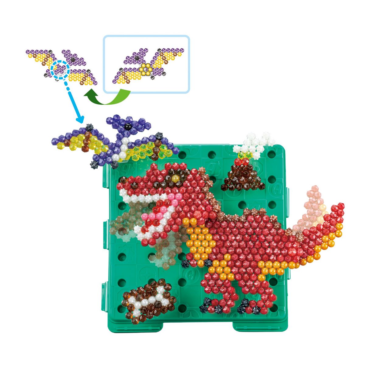 EPOCH Coffret Aquabeads -  La terre des dinosaures