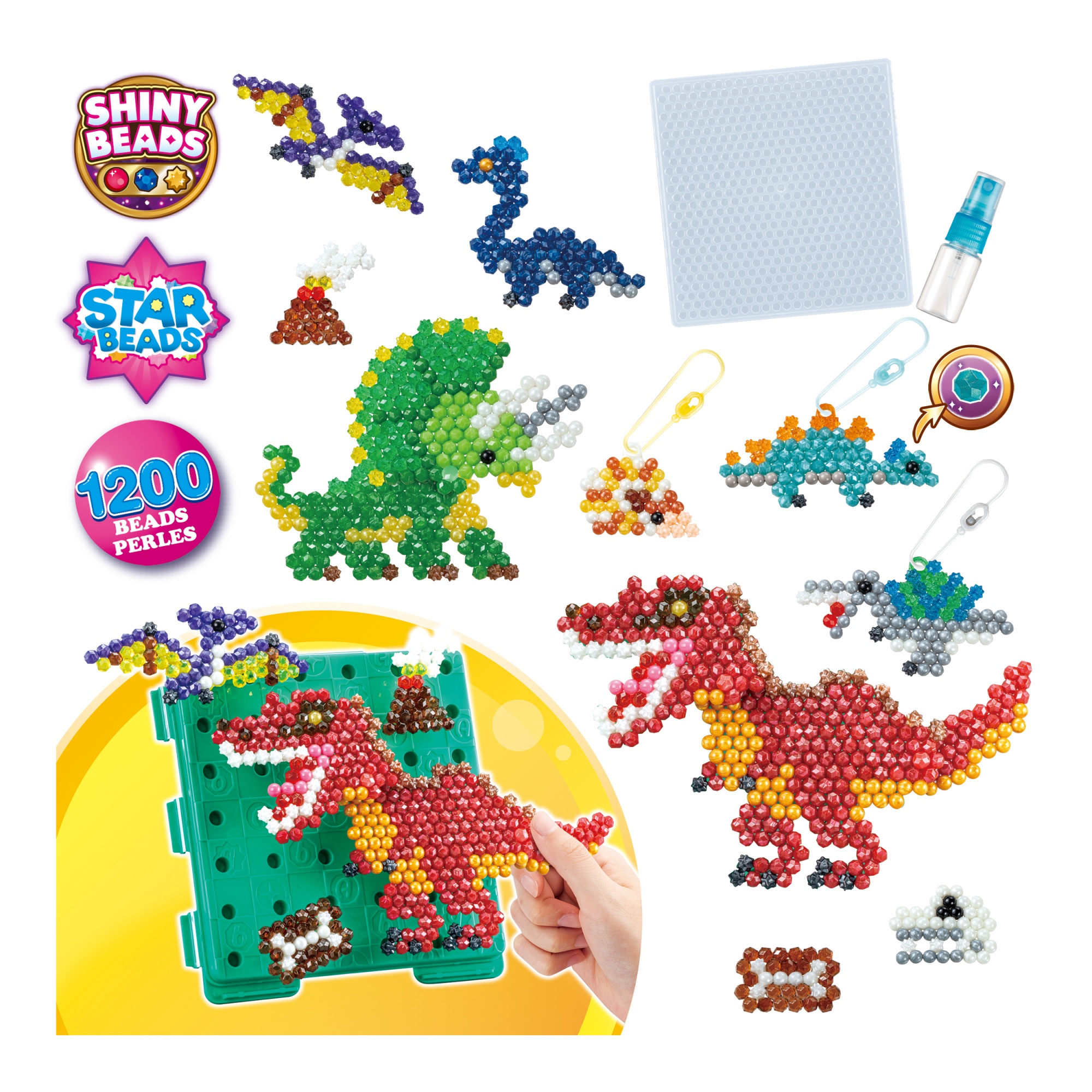 Voir la diapositive 6 : EPOCH Coffret Aquabeads -  La terre des dinosaures