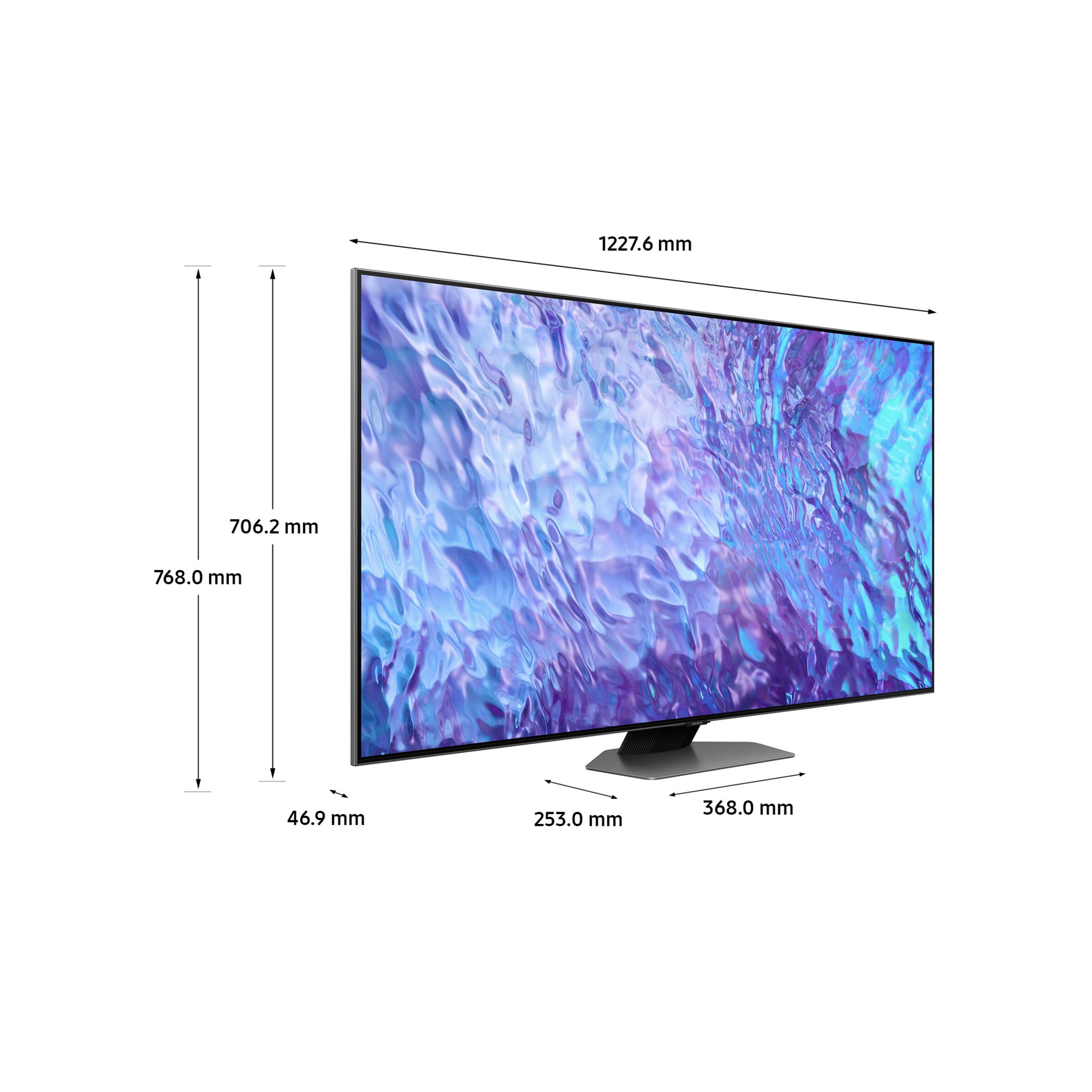 Voir la diapositive 4 : SAMSUNG TQ55Q80CATXXC TV QLED 4K Ultra HD 138 cm Smart TV
