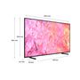 Voir la diapositive 4 : SAMSUNG TQ43Q60CAUXXC TV QLED 4K Ultra HD 108 cm Smart TV
