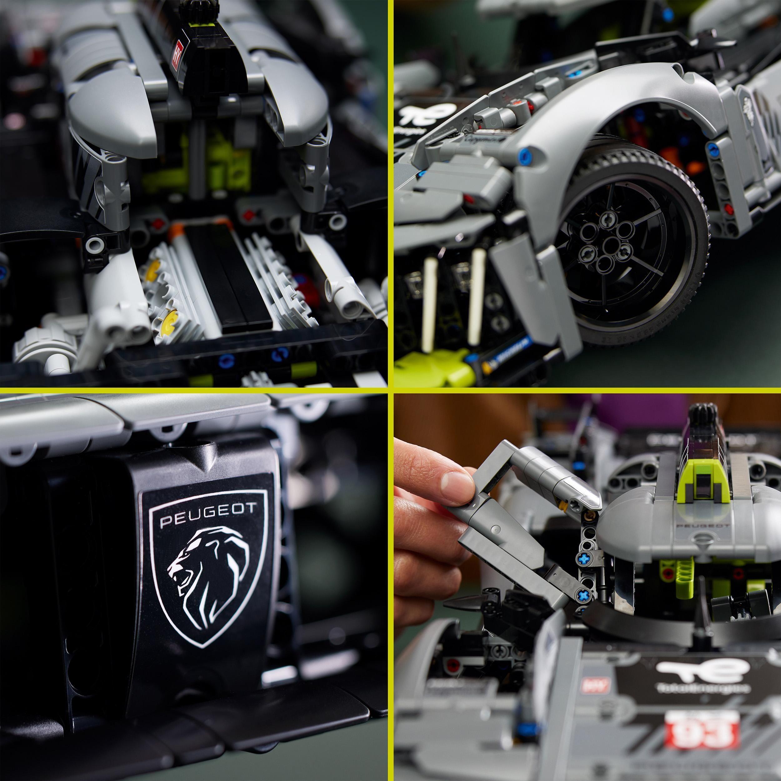 Voir la diapositive 6 : LEGO Technic 42156 - Peugeot 9x8 24H Le Mans Hybrid Hypercar