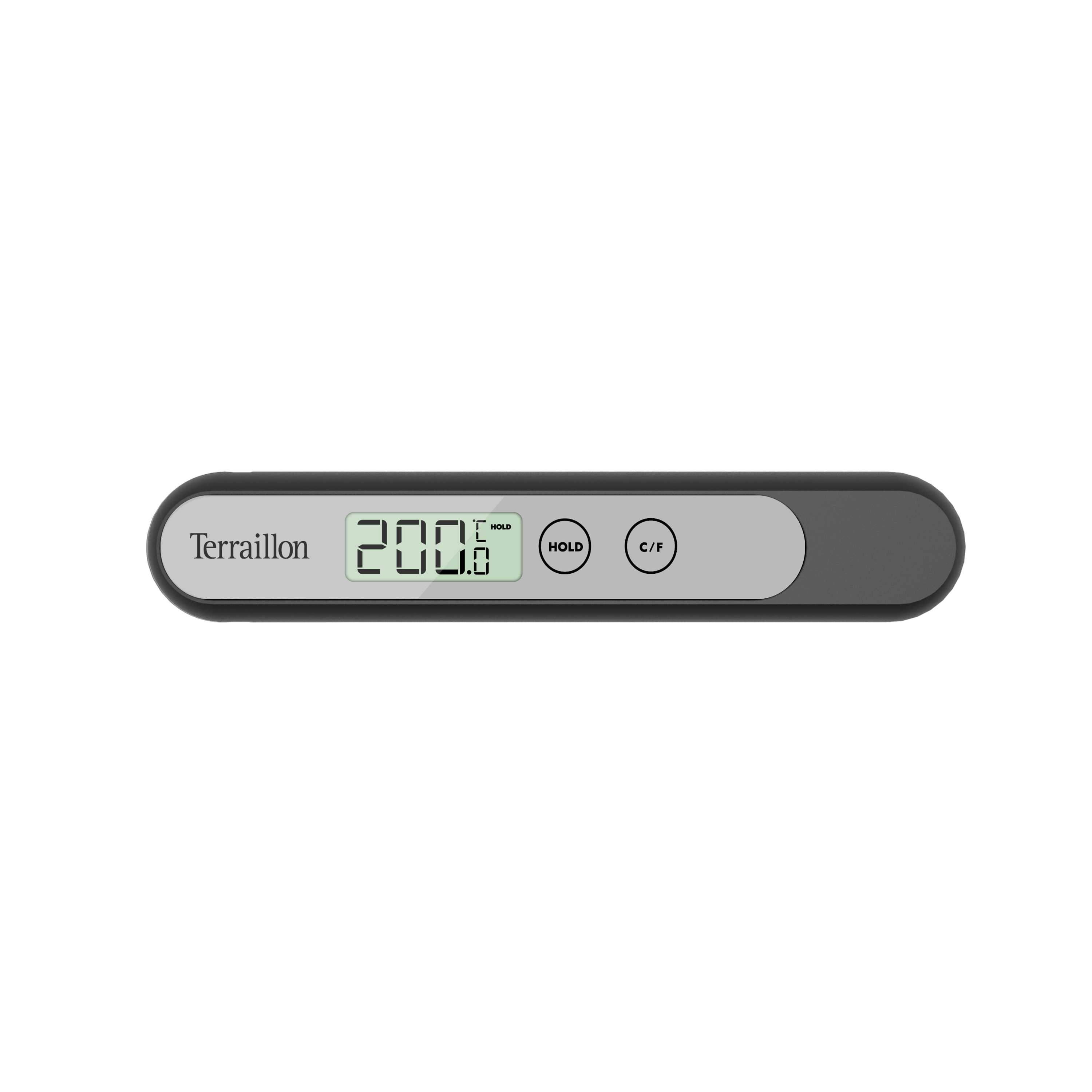 Voir la diapositive 2 : TERRAILLON Thermomètre de cuisine Dynamo - Noir