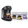 Voir la diapositive 6 : BOSCH Cafetière à dosette expresso Tassimo Happy TAS1002N6 - Noir