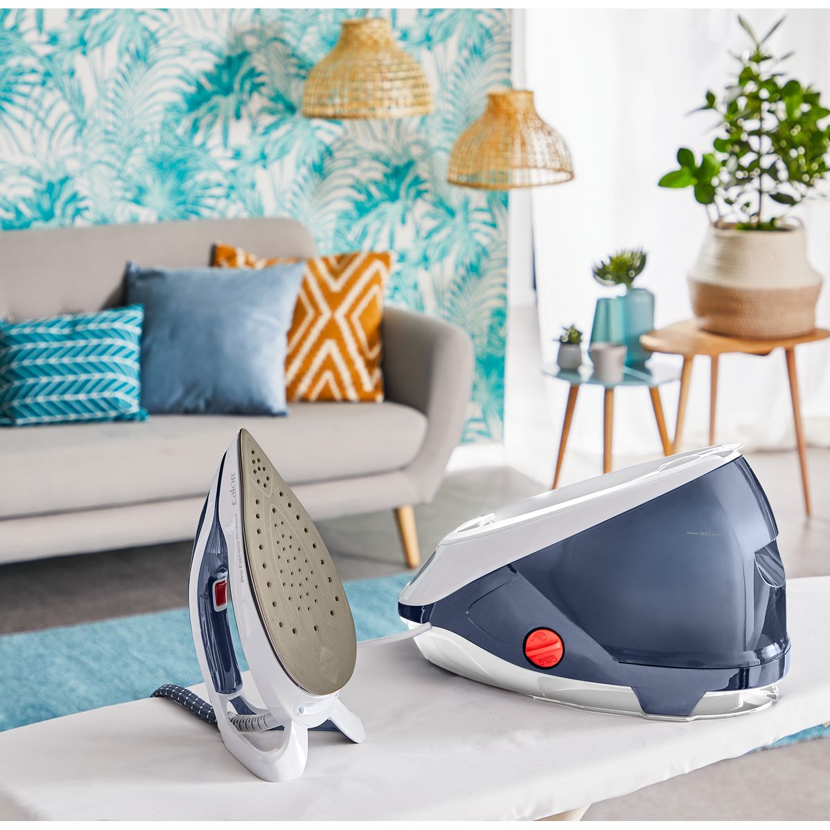 CALOR Centrale vapeur&nbsp; Pro Express Ultimate&nbsp; GV9224C1 - Bleu