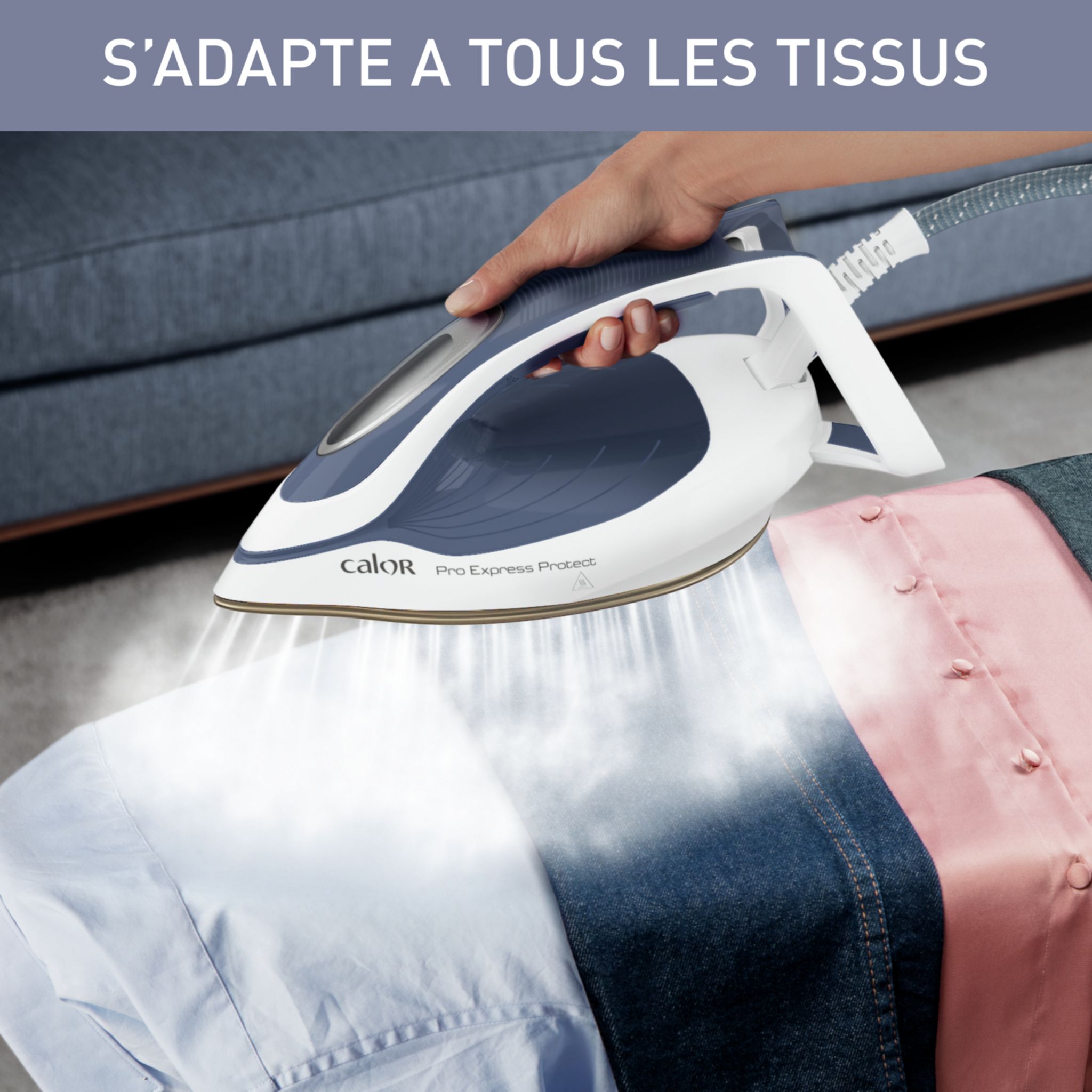 Voir la diapositive 9 : CALOR Centrale vapeur&nbsp; Pro Express Ultimate&nbsp; GV9224C1 - Bleu