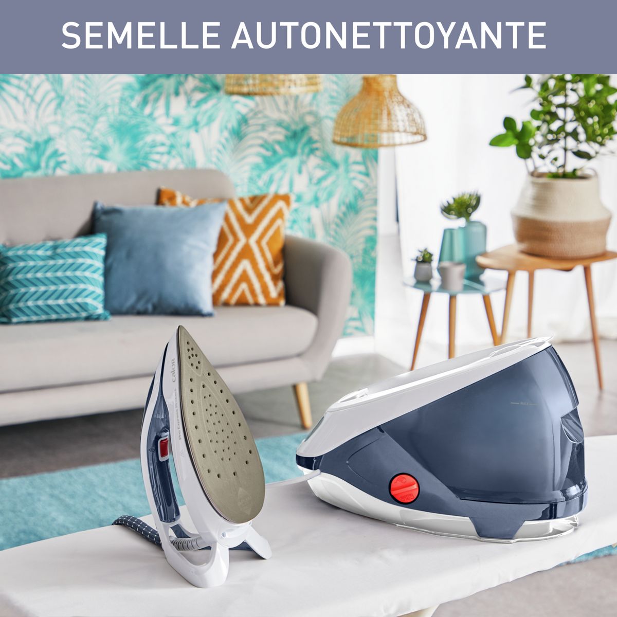 CALOR Centrale vapeur&nbsp; Pro Express Ultimate&nbsp; GV9224C1 - Bleu