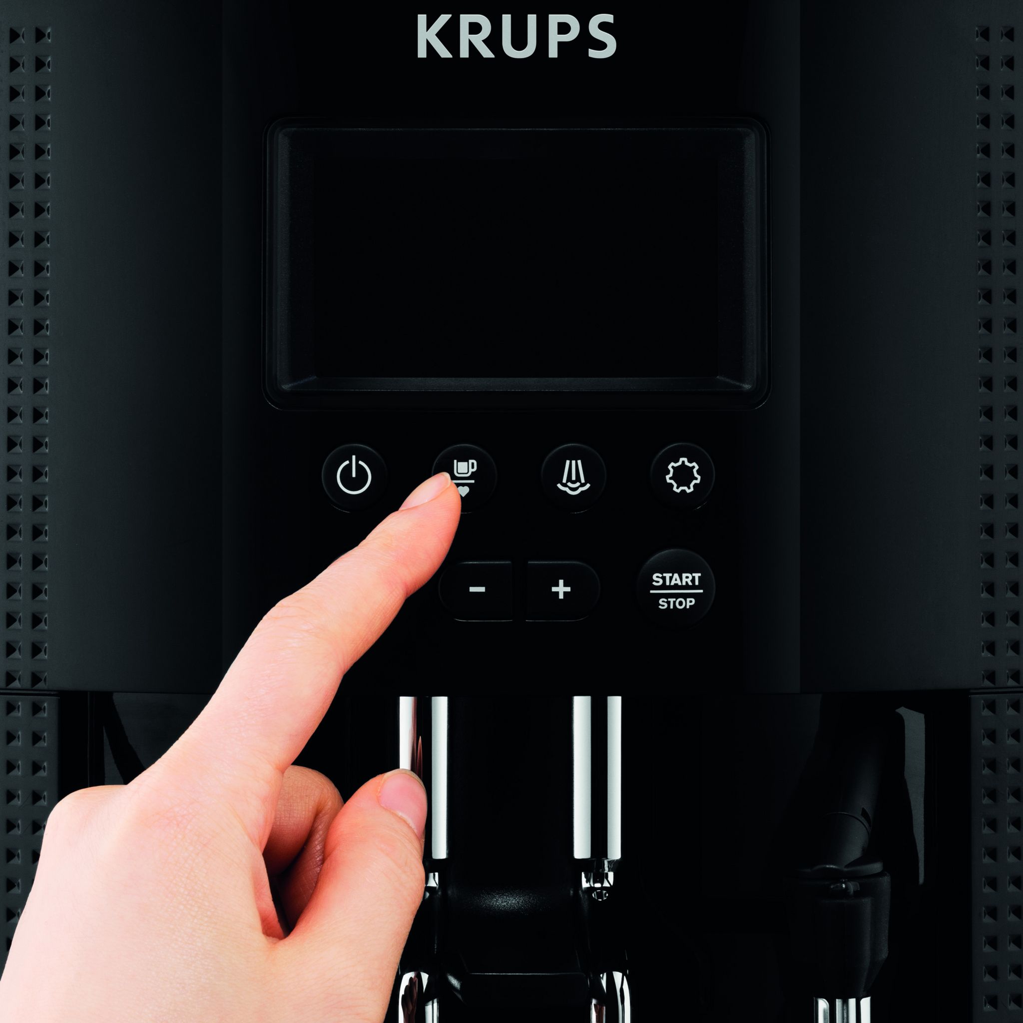 Voir la diapositive 6 : KRUPS Machine à café expresso avec broyeur EA815E70 - Gris