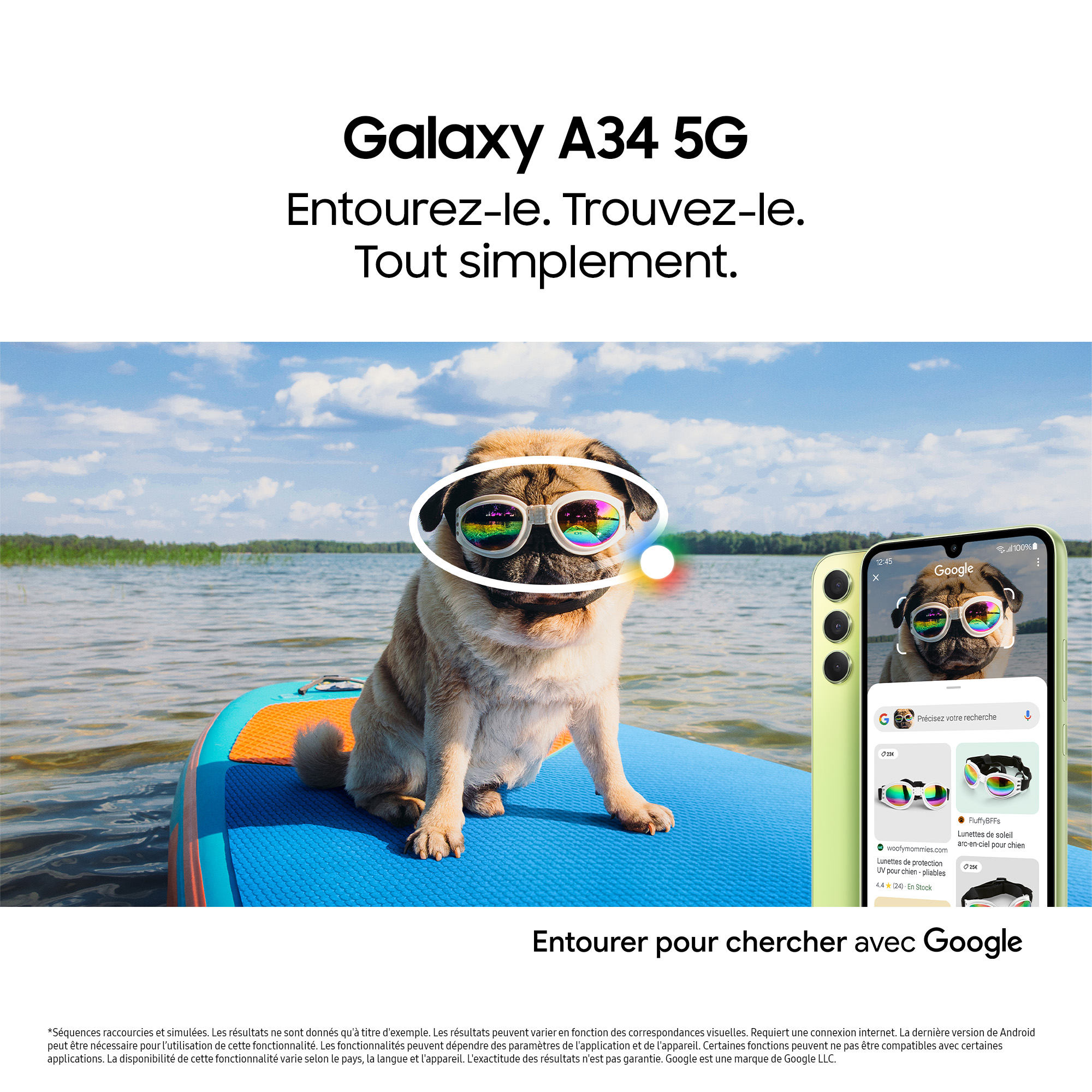Voir la diapositive 2 : SAMSUNG Galaxy A34 5G 128Go - Graphite