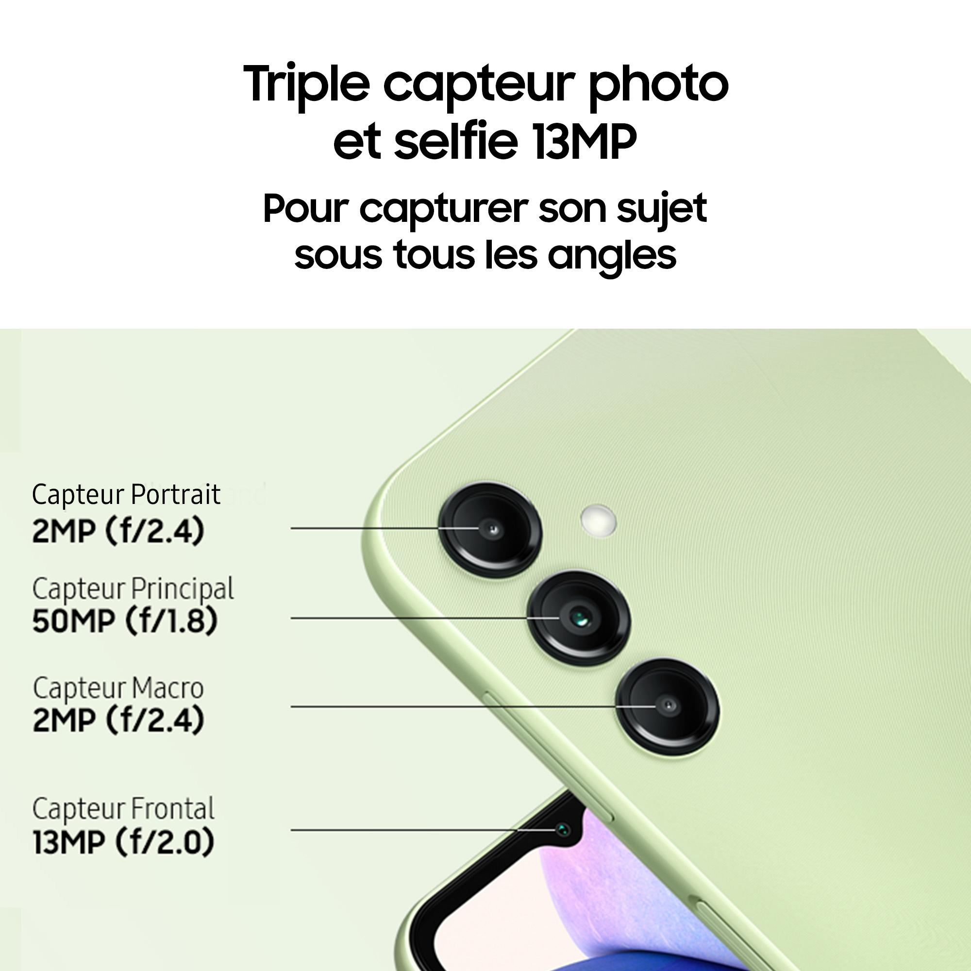 Voir la diapositive 6 : SAMSUNG Galaxy A14 5G 64Go - Noir