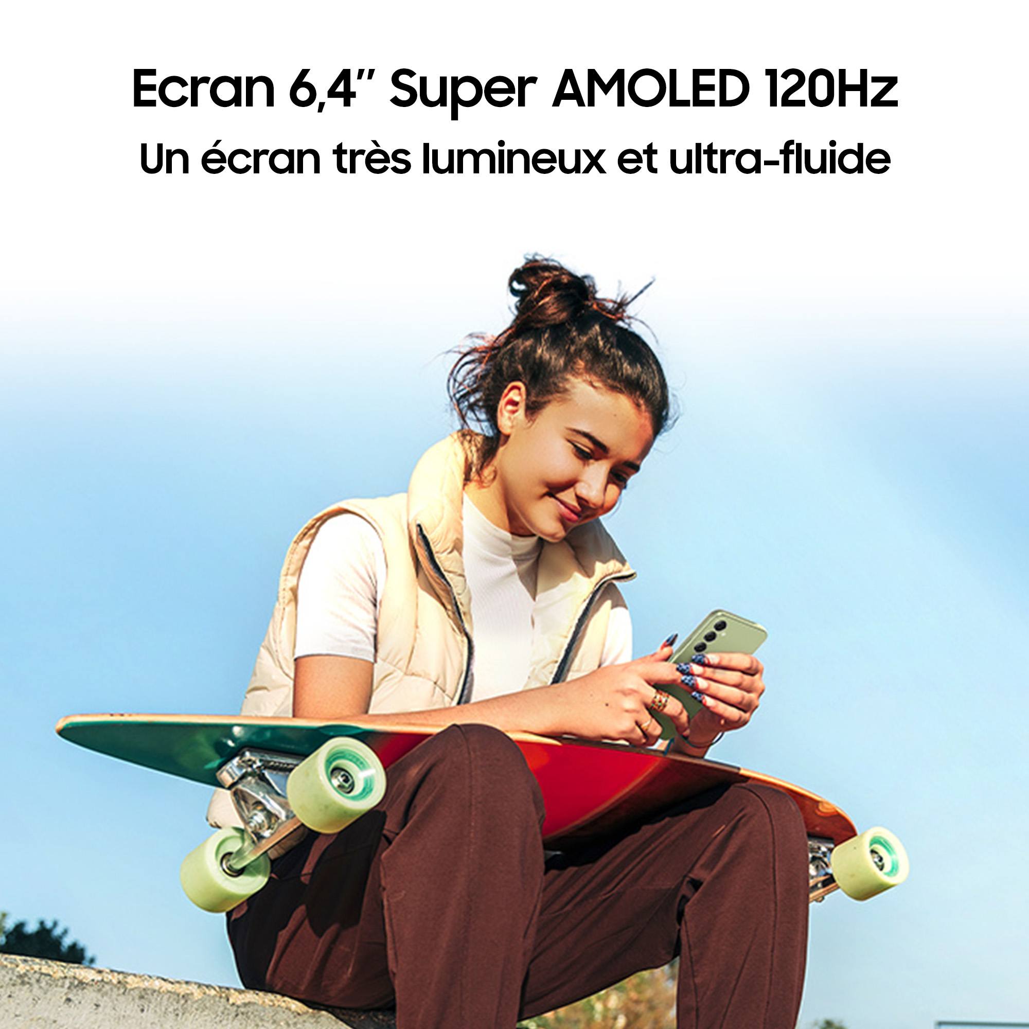Voir la diapositive 10 : SAMSUNG Galaxy A54 5G 128Go - Lime