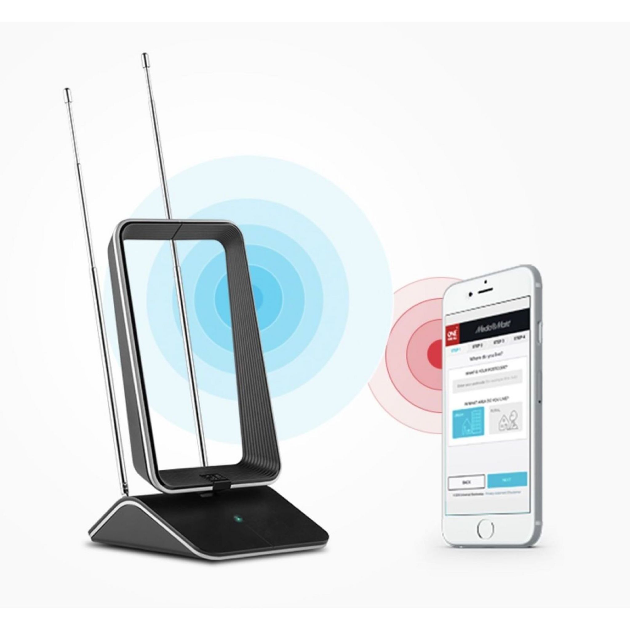 Voir la diapositive 2 : ONE FOR ALL Antenne intérieur amplifiée SV9465