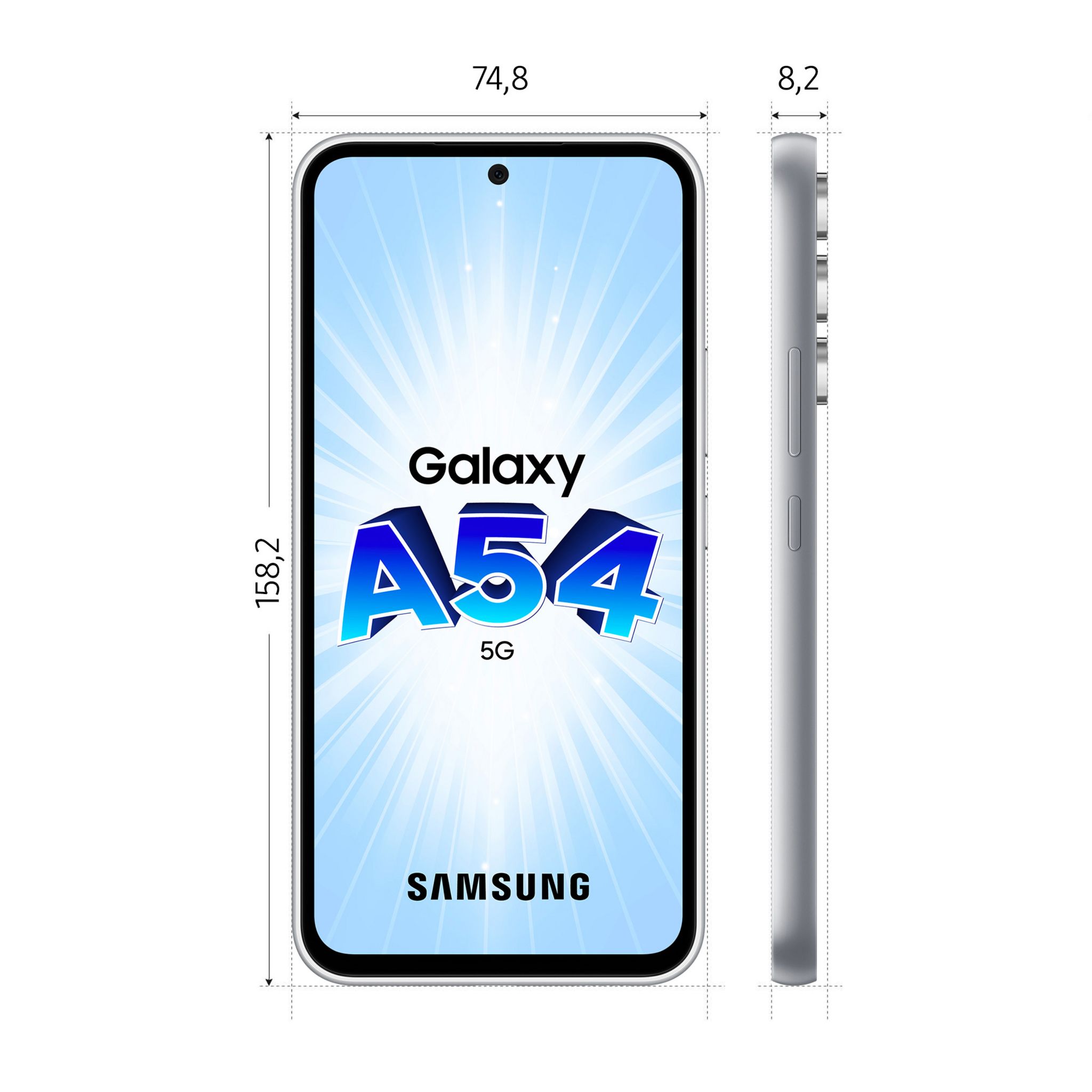 Voir la diapositive 11 : SAMSUNG Galaxy A54 5G 128Go - Blanc