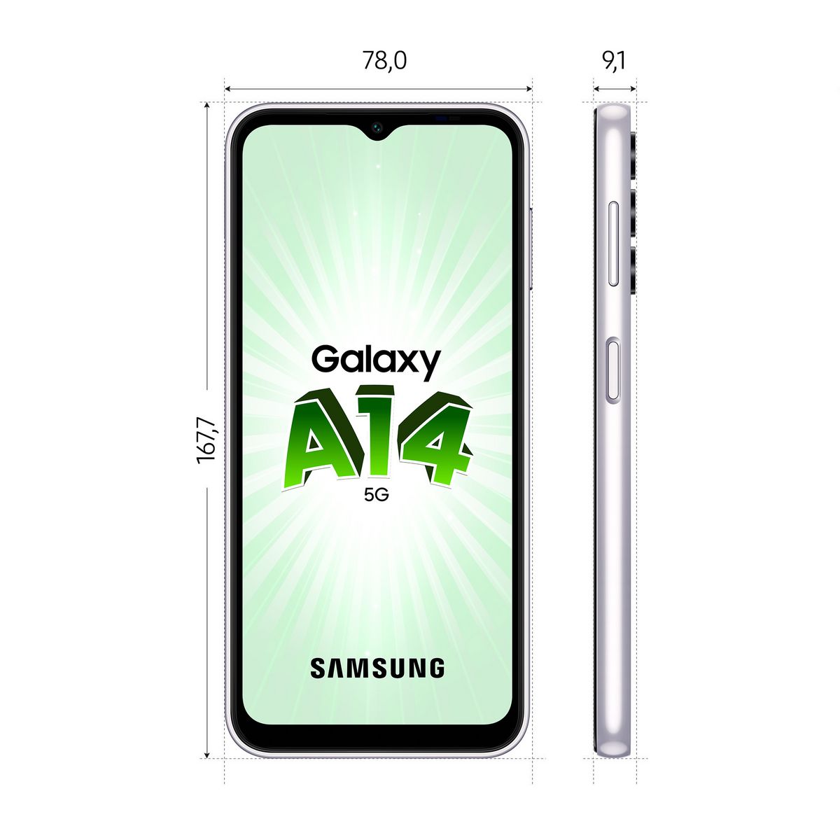 SAMSUNG Galaxy A14 5G 64Go - Argent