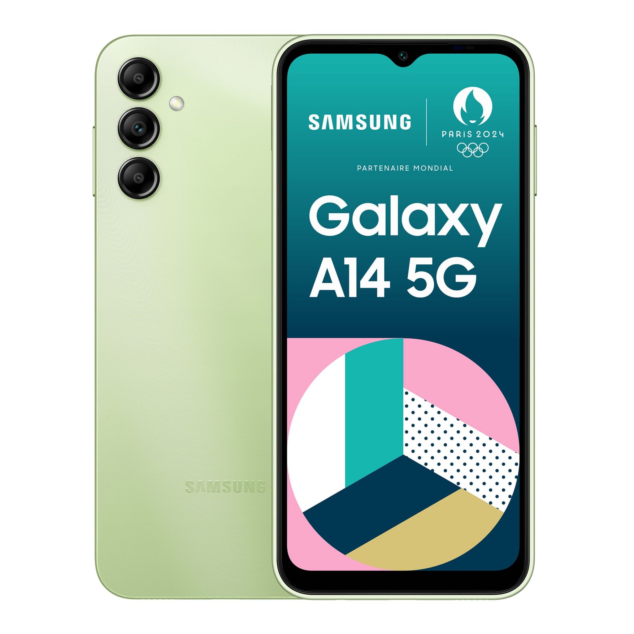 Voir la diapositive 1 : SAMSUNG Galaxy A14 5G 64Go - Lime