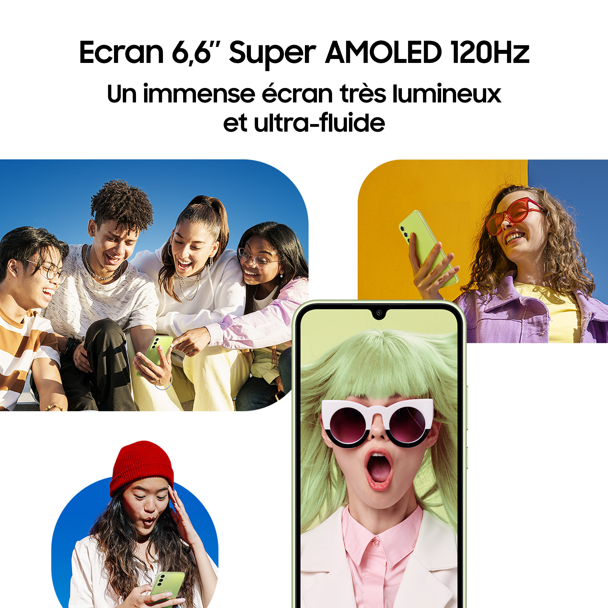 Voir la diapositive 5 : SAMSUNG Galaxy A34 5G 128Go - Lavande