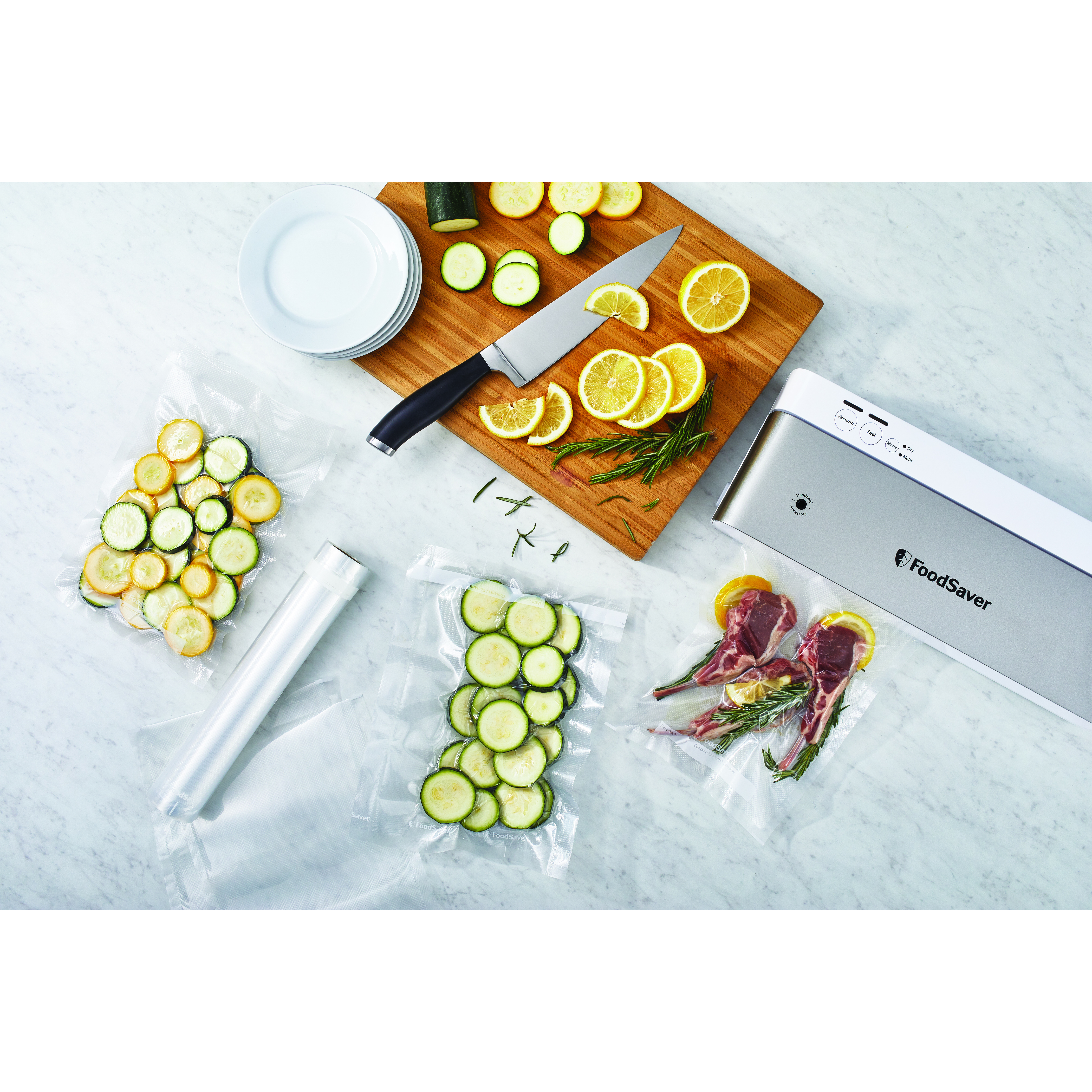 Voir la diapositive 2 : FOODSAVER Appareil de mise sous vide VS0100X - Gris