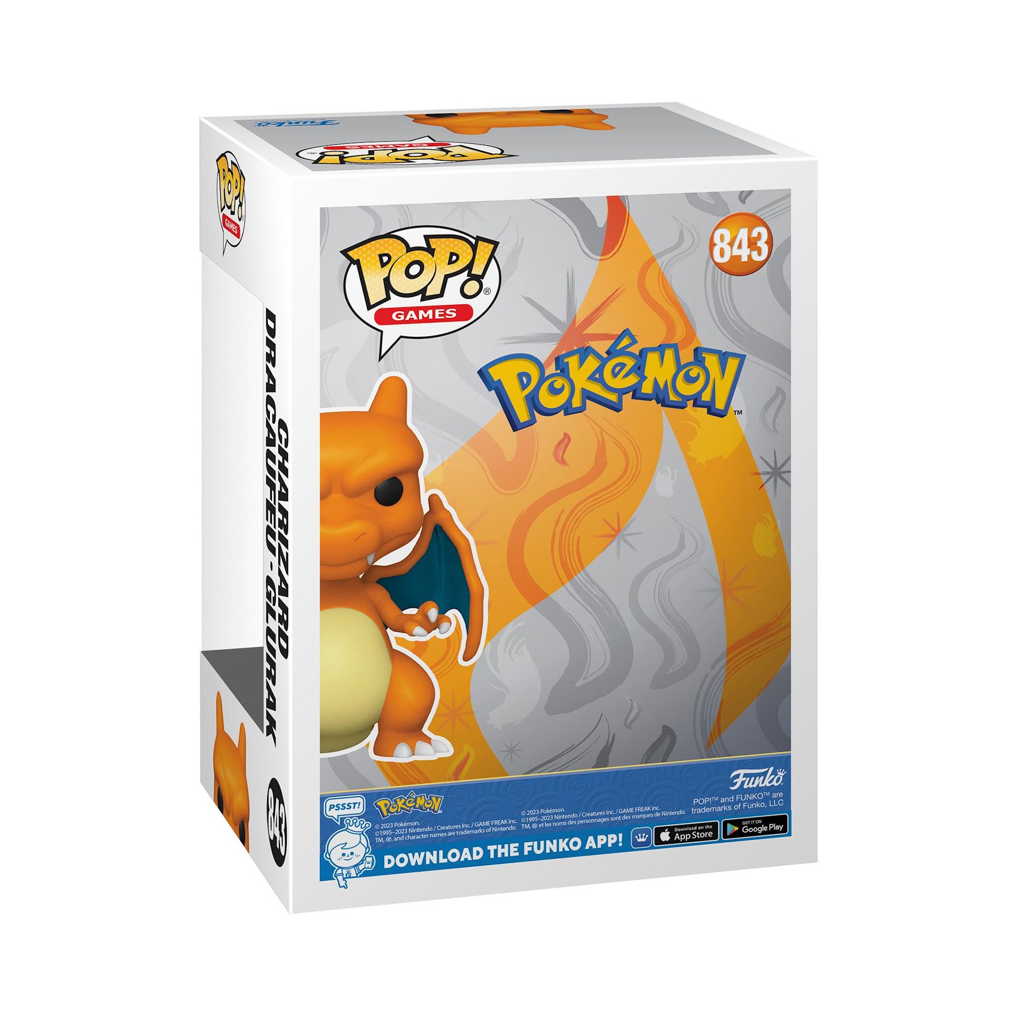 Voir la diapositive 3 : FUNKO Figurine Pop Games Pokémon Dracaufeu