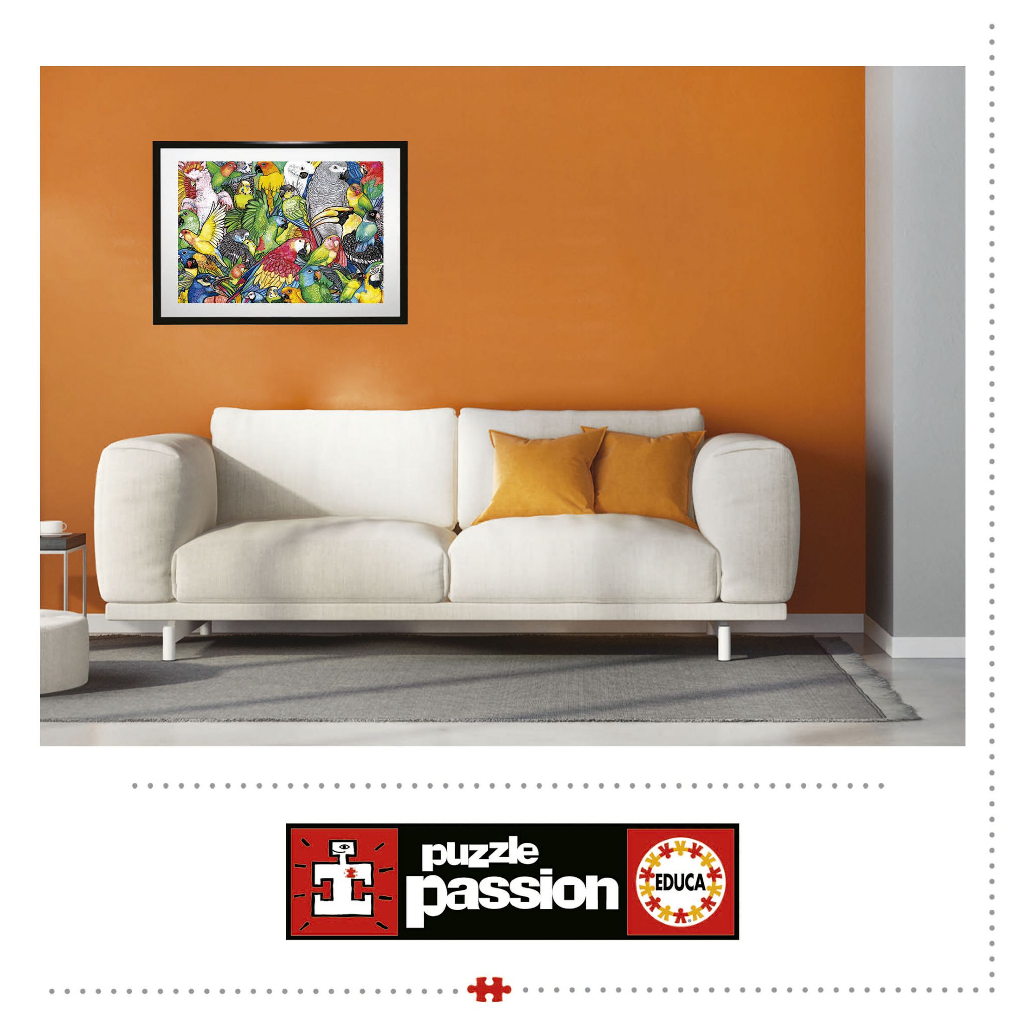 Voir la diapositive 2 : EDUCA Puzzle 500 pièces Perroquets