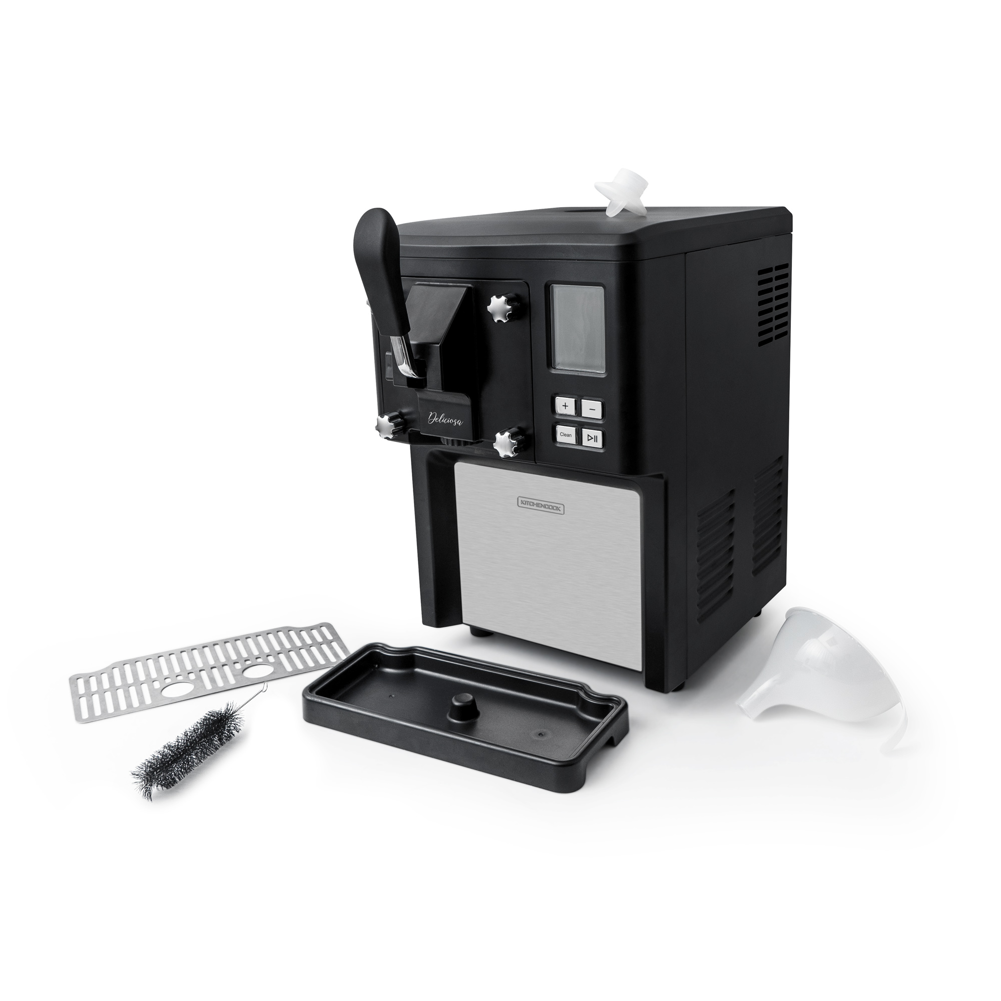 Voir la diapositive 4 : KITCHENCOOK Machine à glace italienne DELICIOSA - Noir