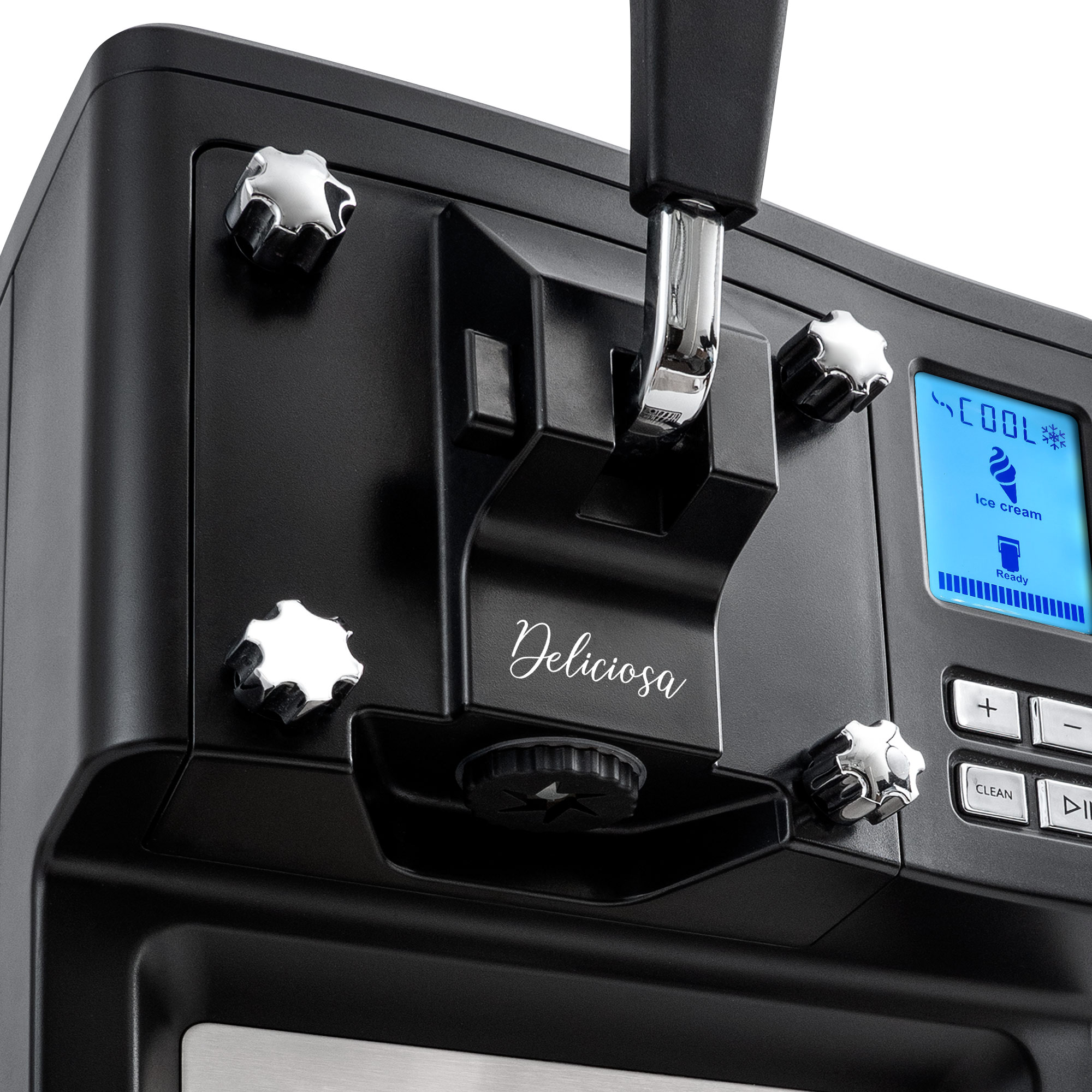 Voir la diapositive 6 : KITCHENCOOK Machine à glace italienne DELICIOSA - Noir