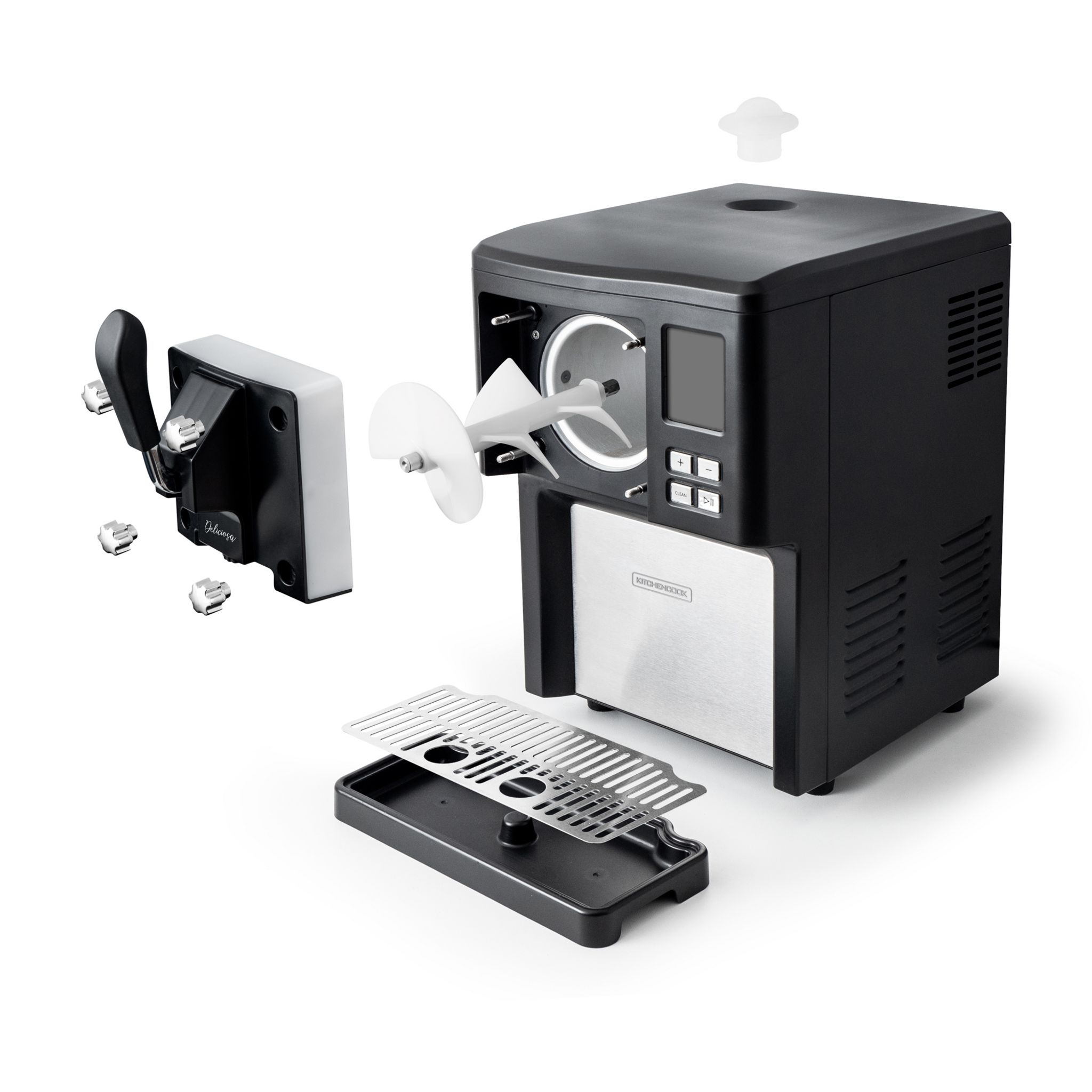 Voir la diapositive 7 : KITCHENCOOK Machine à glace italienne DELICIOSA - Noir