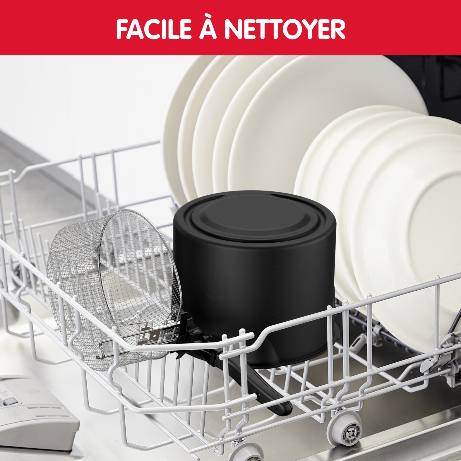 Voir la diapositive 9 : MOULINEX Friteuse électrique AM480870 - Noir