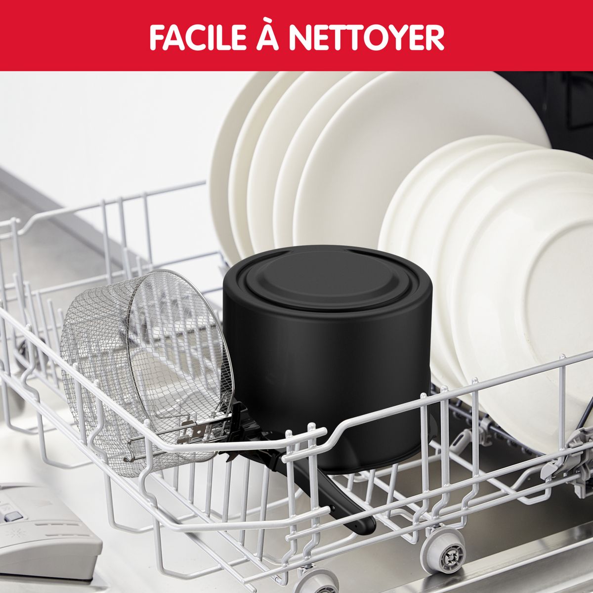 MOULINEX Friteuse électrique AM480870 - Noir
